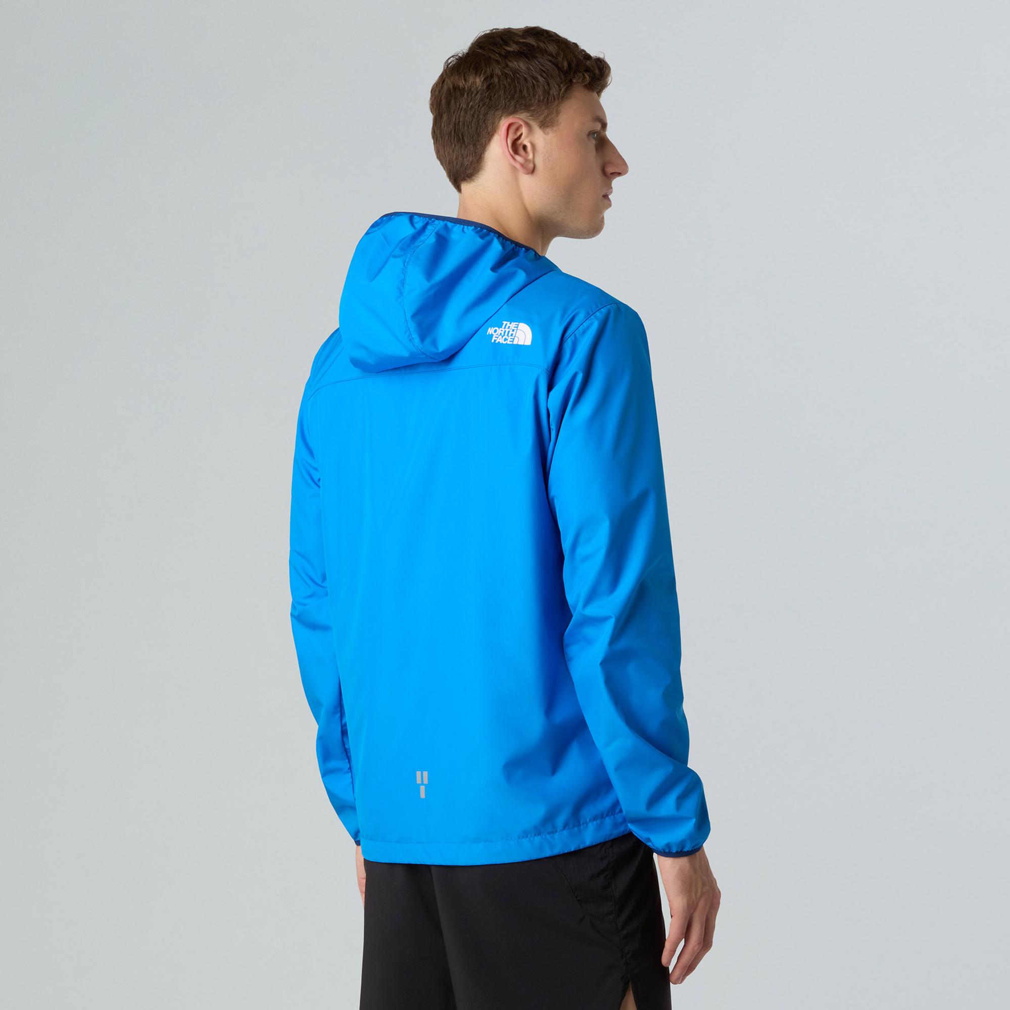 The North Face Higher Run Wind Erkek Mavi Koşu Ceketi