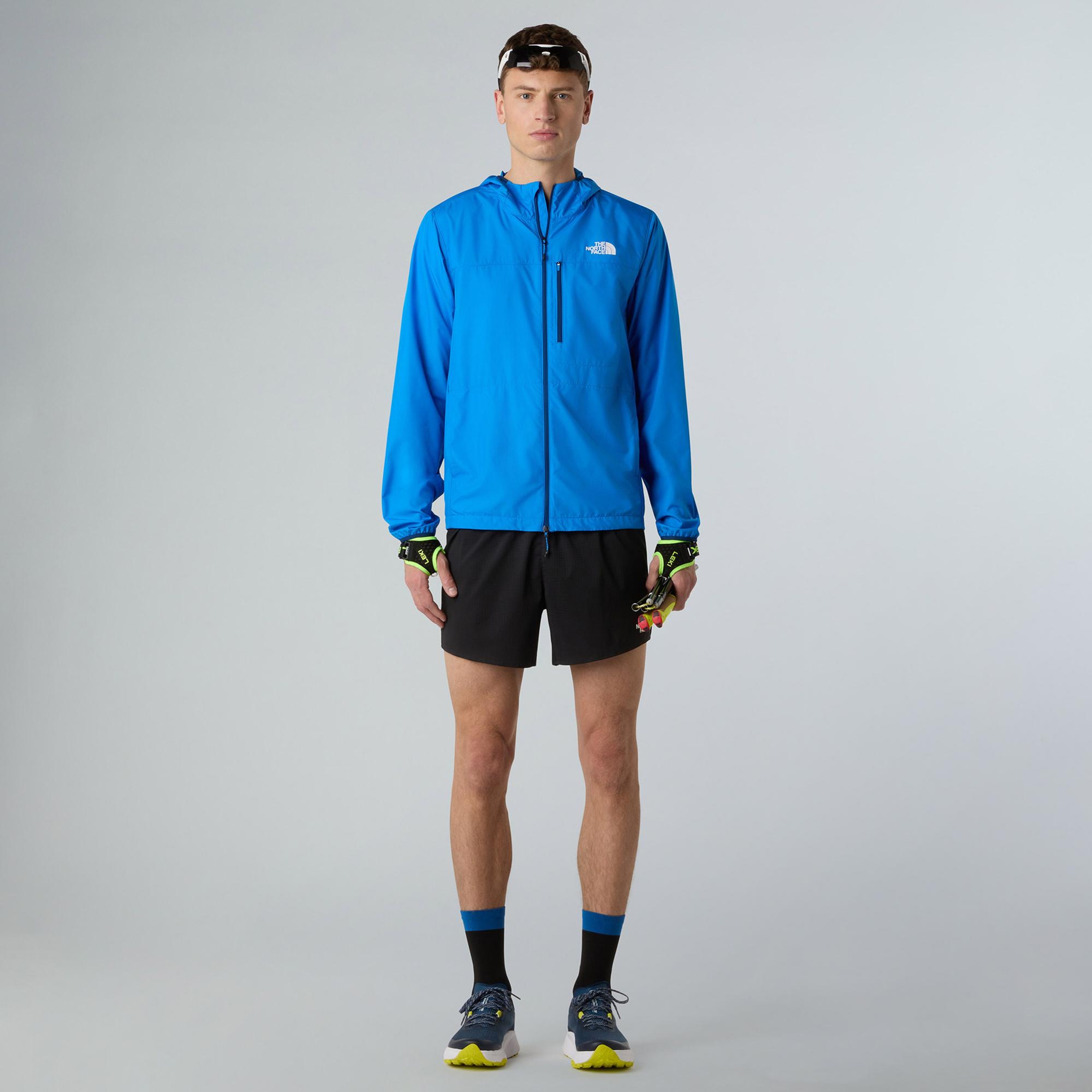 The North Face Higher Run Wind Erkek Mavi Koşu Ceketi