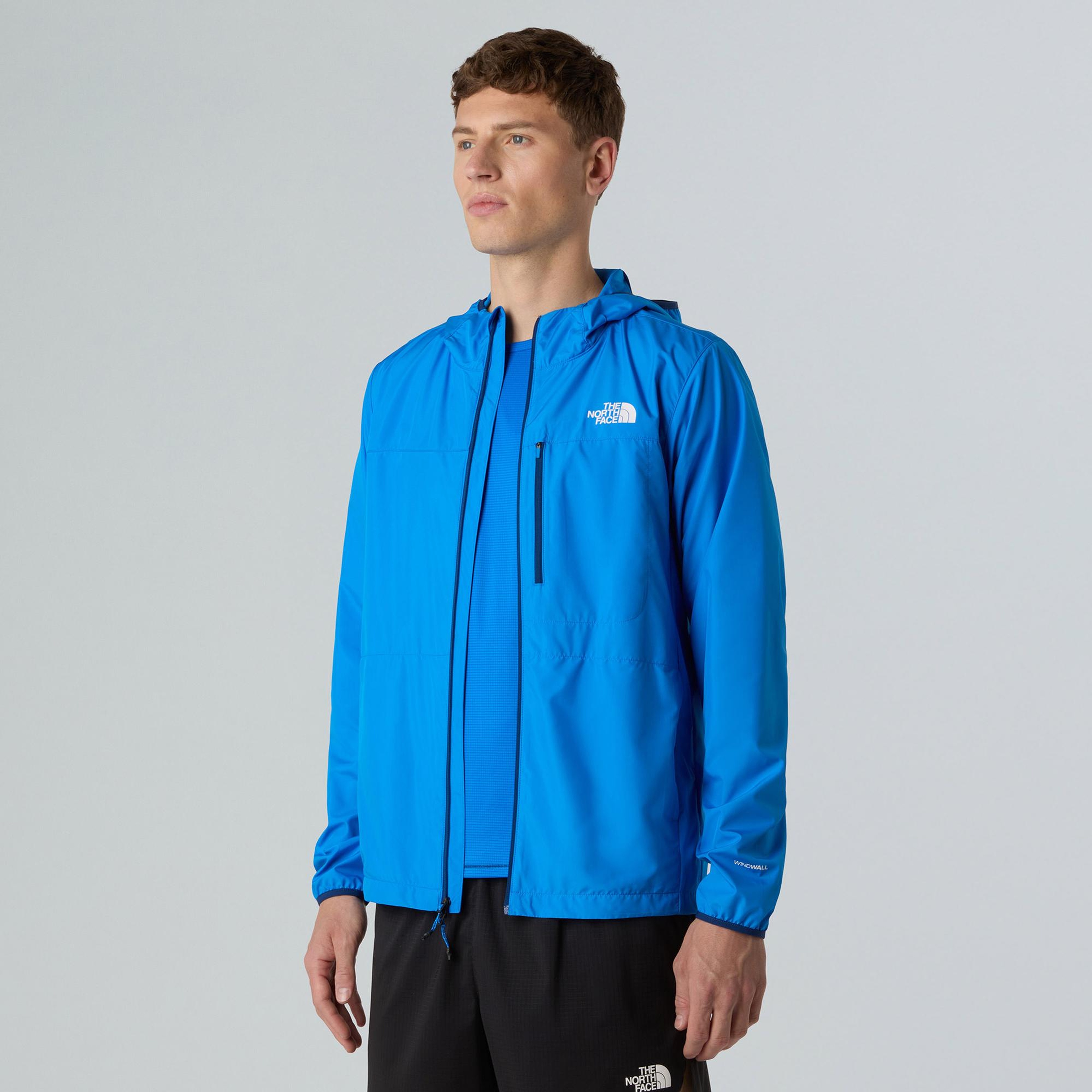 The North Face Higher Run Wind Erkek Mavi Koşu Ceketi