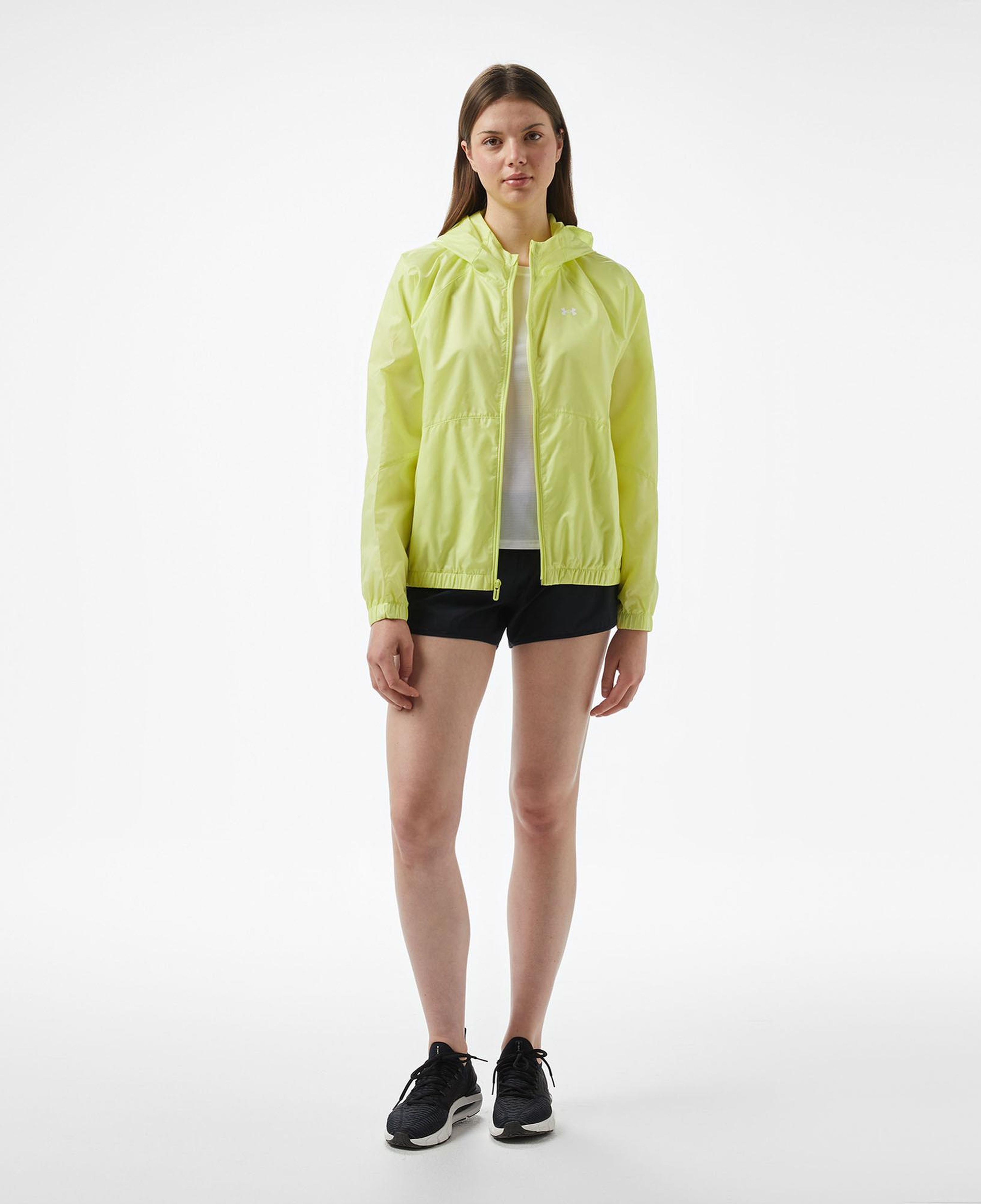 Under Armour Rival Sport Windbreak Kadın Sarı Ceket