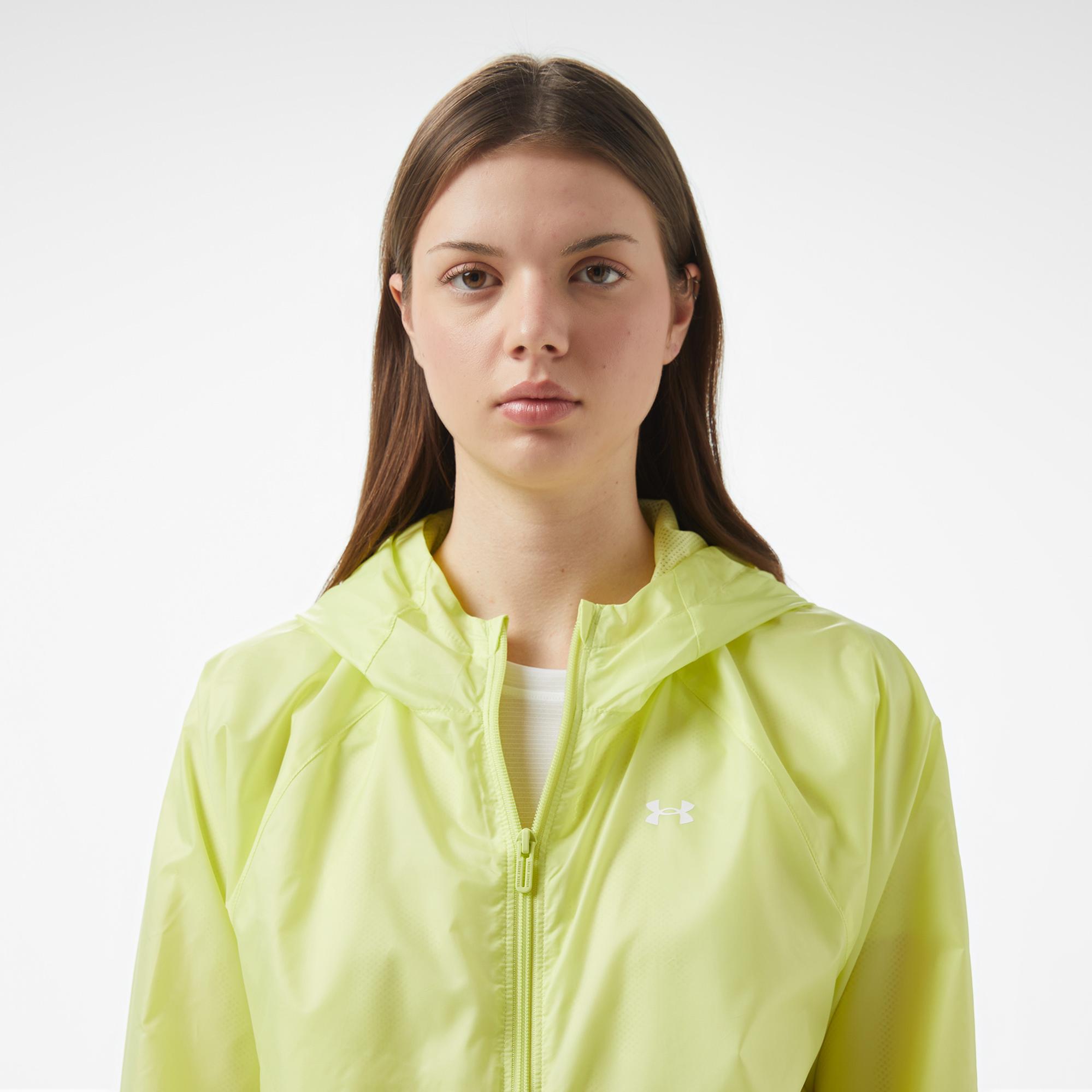 Under Armour Rival Sport Windbreak Kadın Sarı Ceket