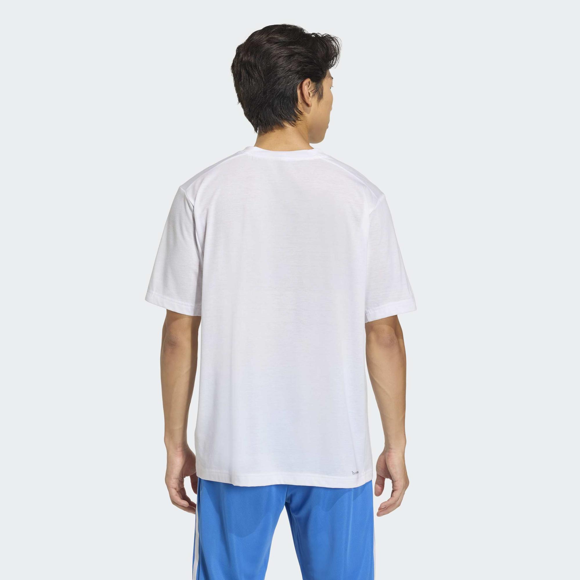 adidas Workout Essentials Feelready Erkek Beyaz Antrenman T-Shirt
