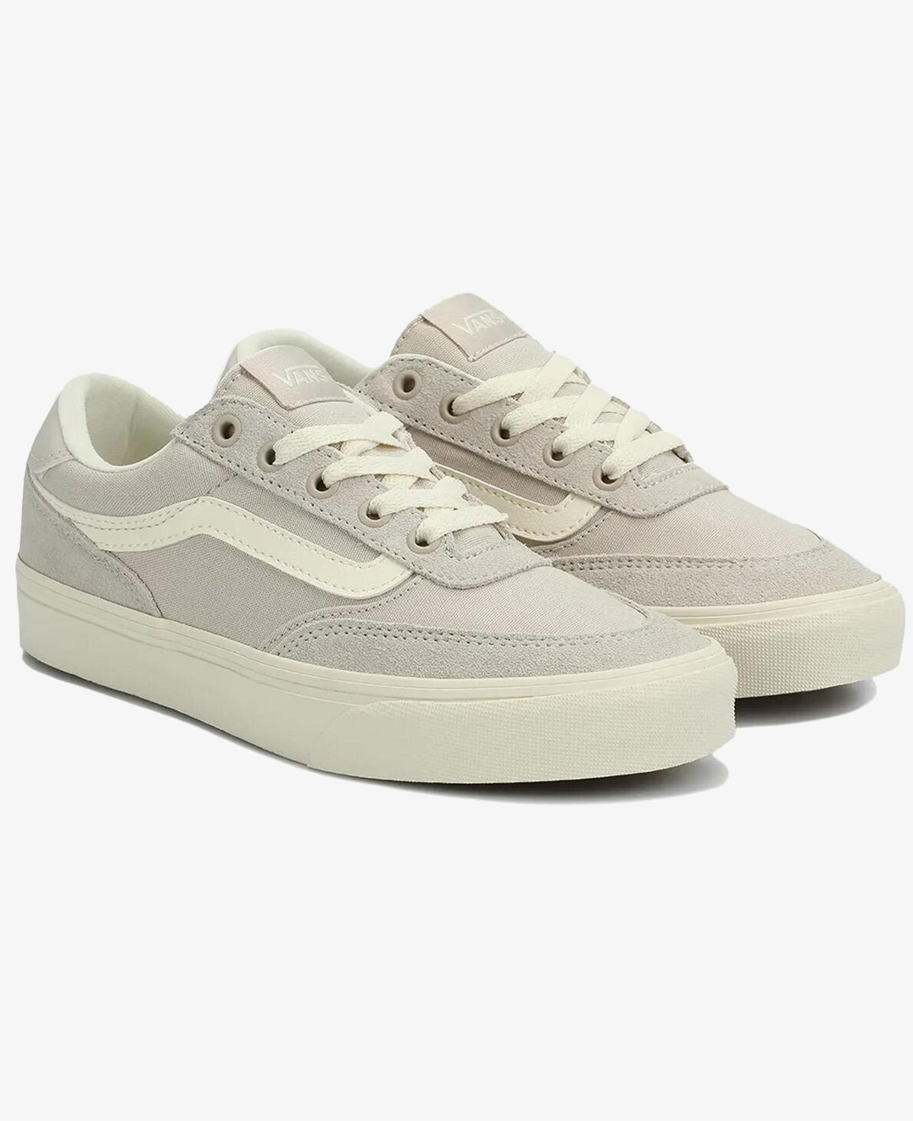 Vans Brooklyn LS Kadın Krem Sneaker