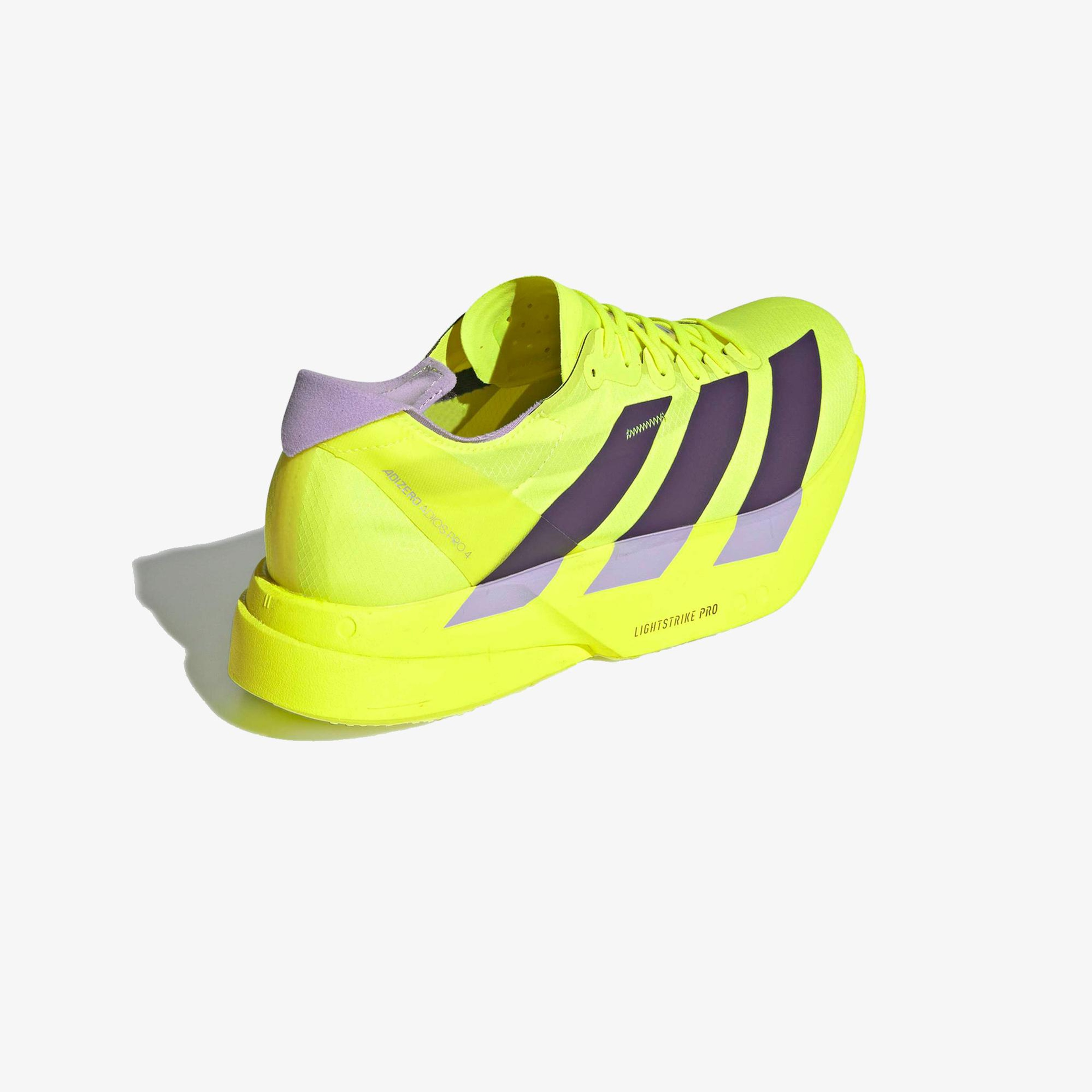 adidas Adizero Adios Pro 4 Erkek Sarı Koşu Ayakkabısı