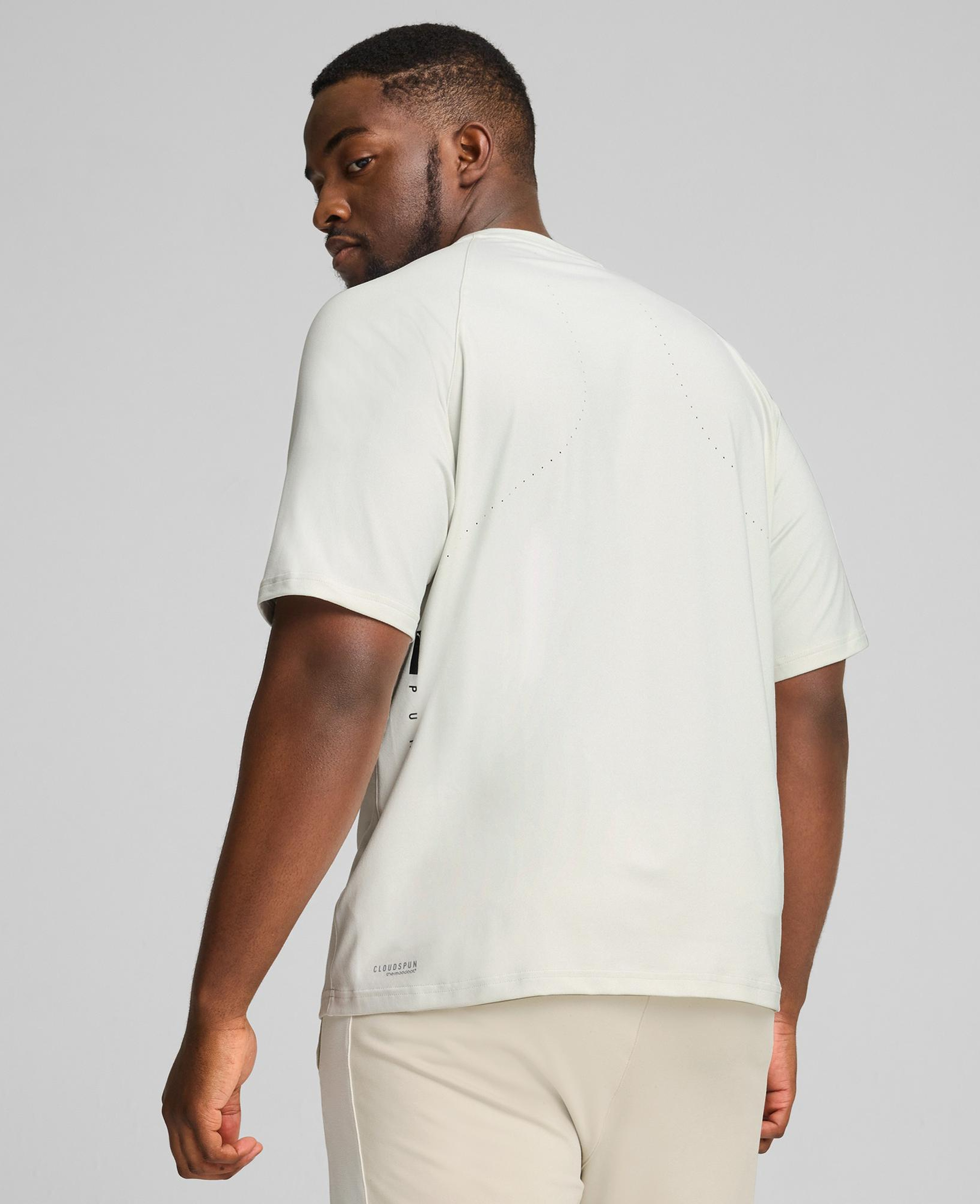 Puma CloudSpun Thermo Adapt Erkek Beyaz Antrenman T-Shirt