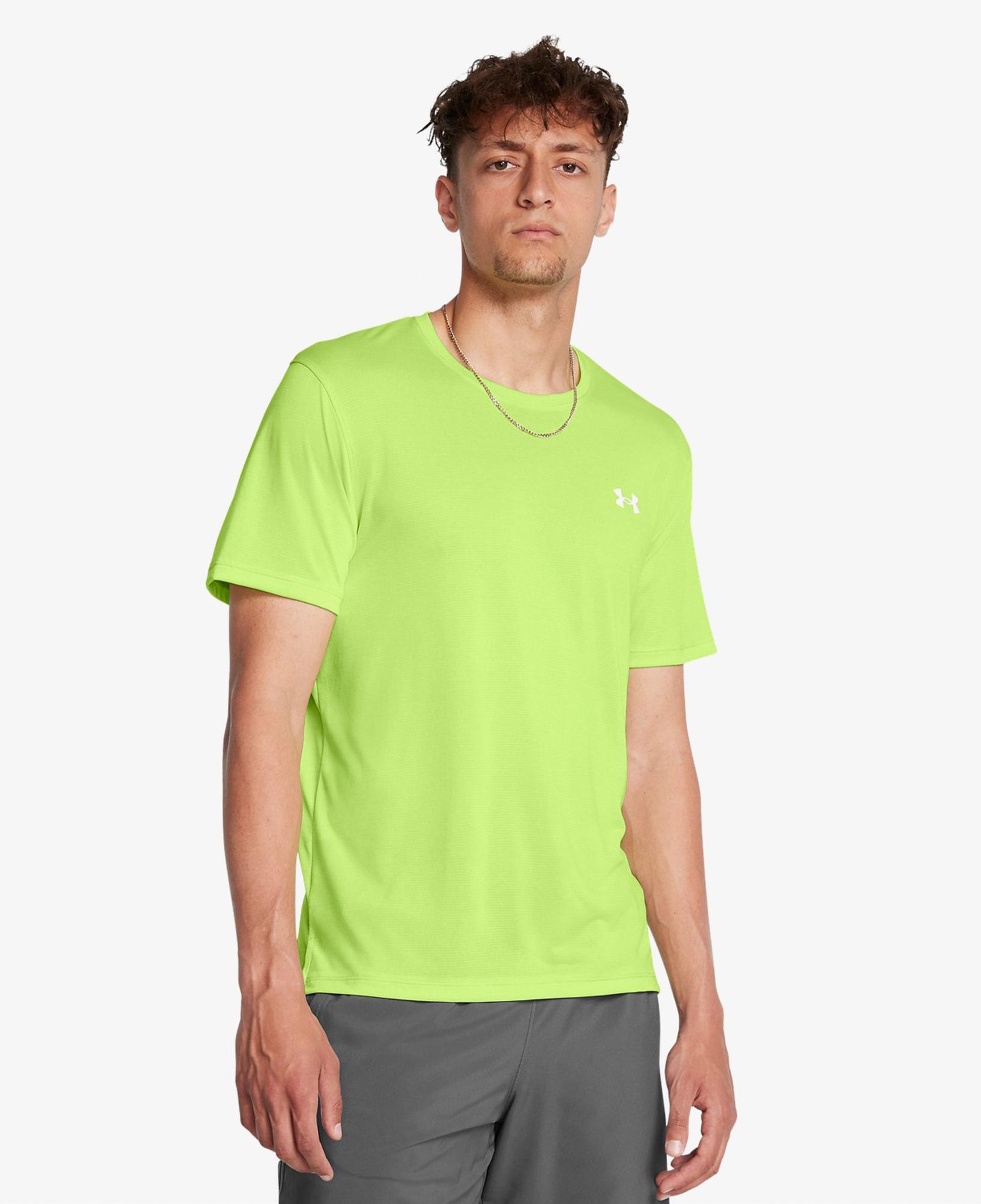 Under Armour Launch Erkek Yeşil Antrenman T-Shirt