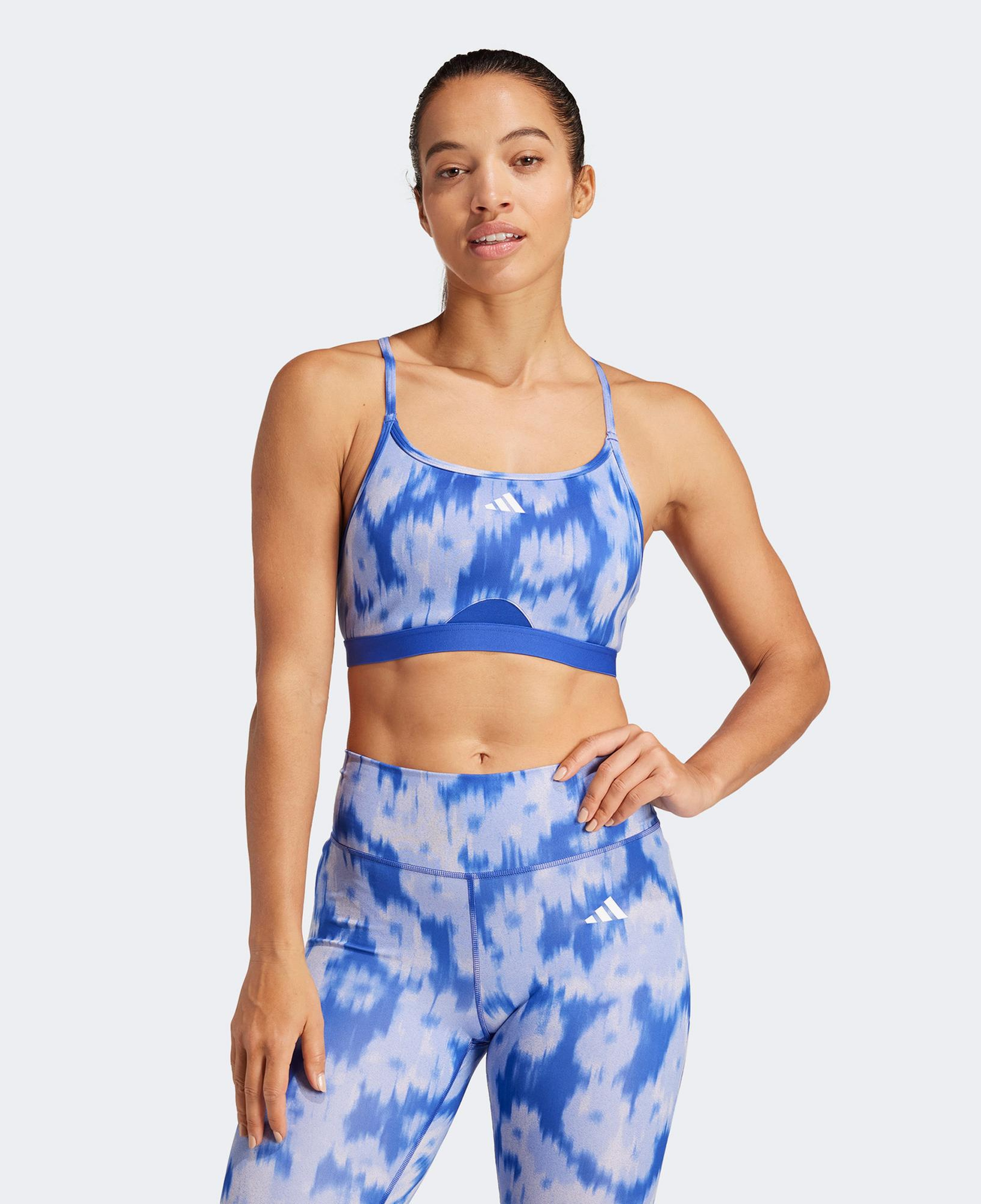 adidas Training Essentials Kadın Mavi Antrenman Bra