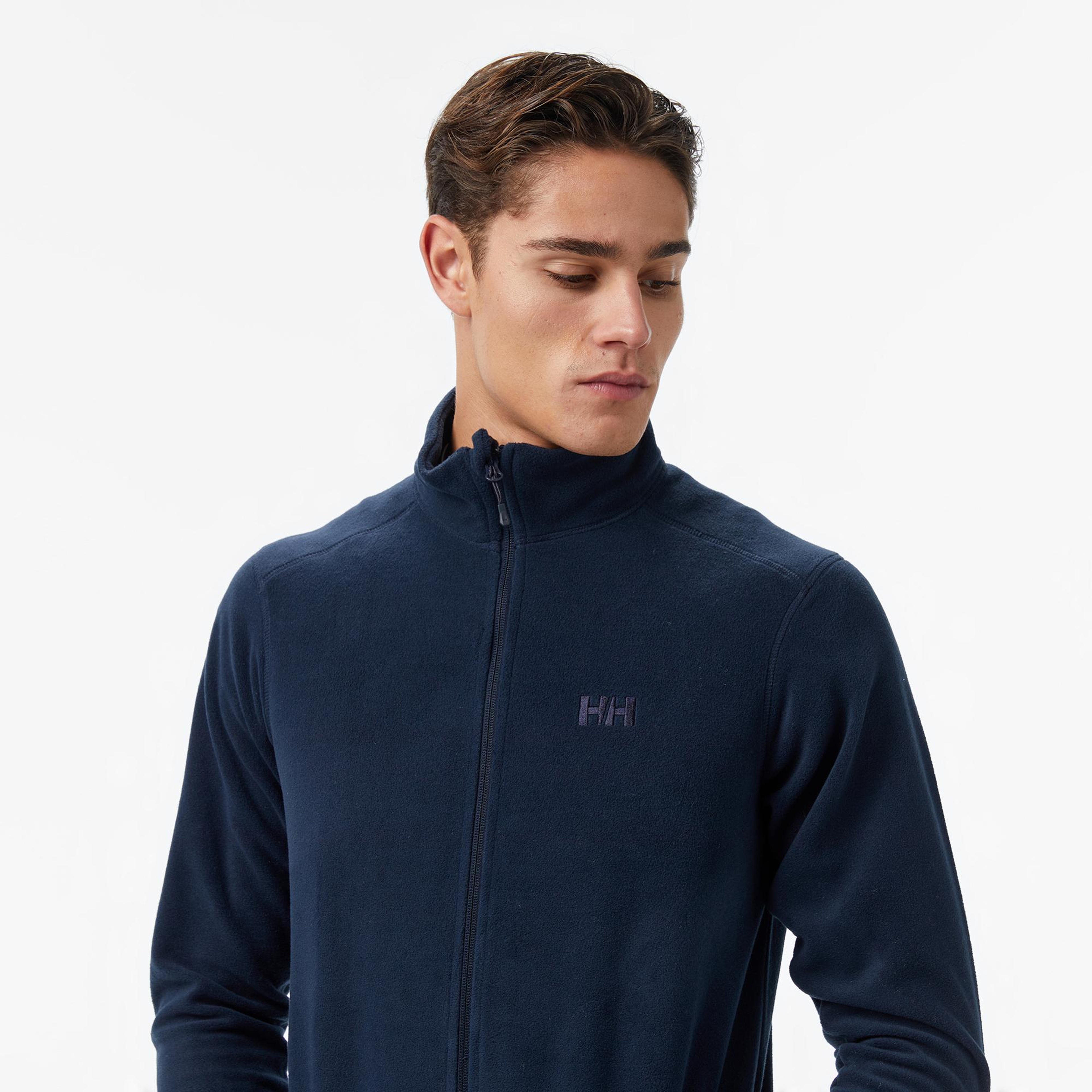 Helly Hansen Fullzip Erkek Lacivert Outdoor Polar Mont