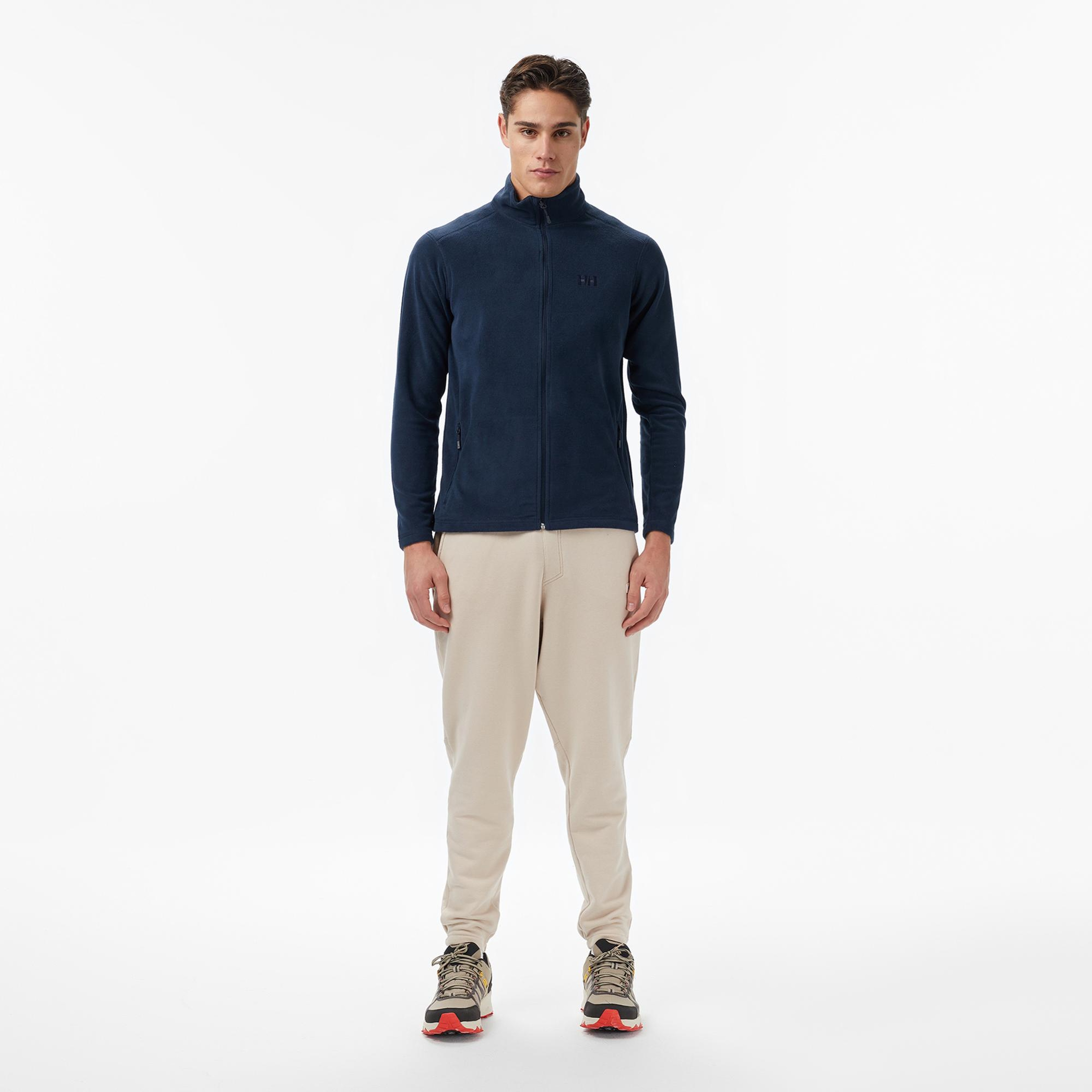 Helly Hansen Fullzip Erkek Lacivert Outdoor Polar Mont