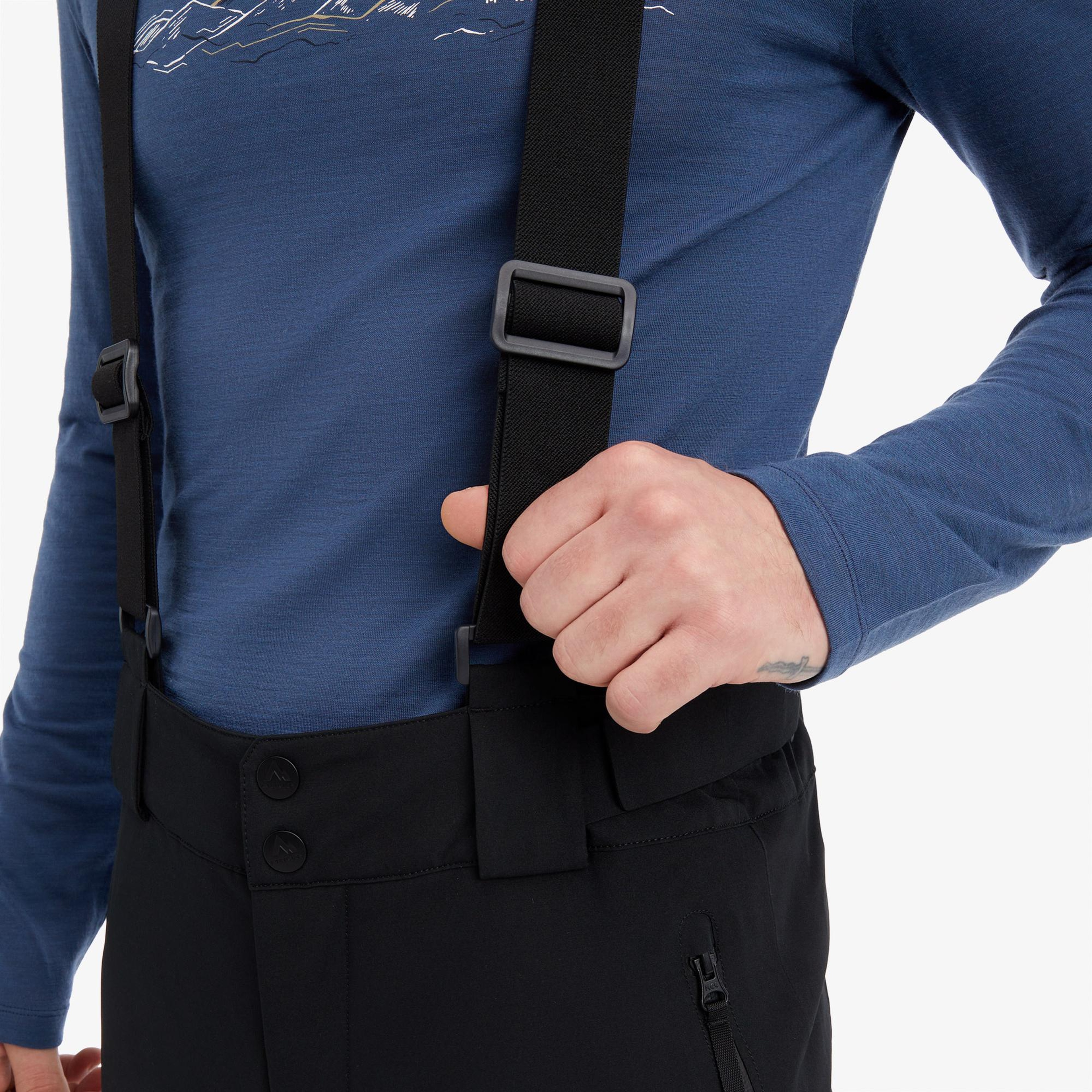 McKinley Dave II Erkek Siyah Kayak Pantolonu