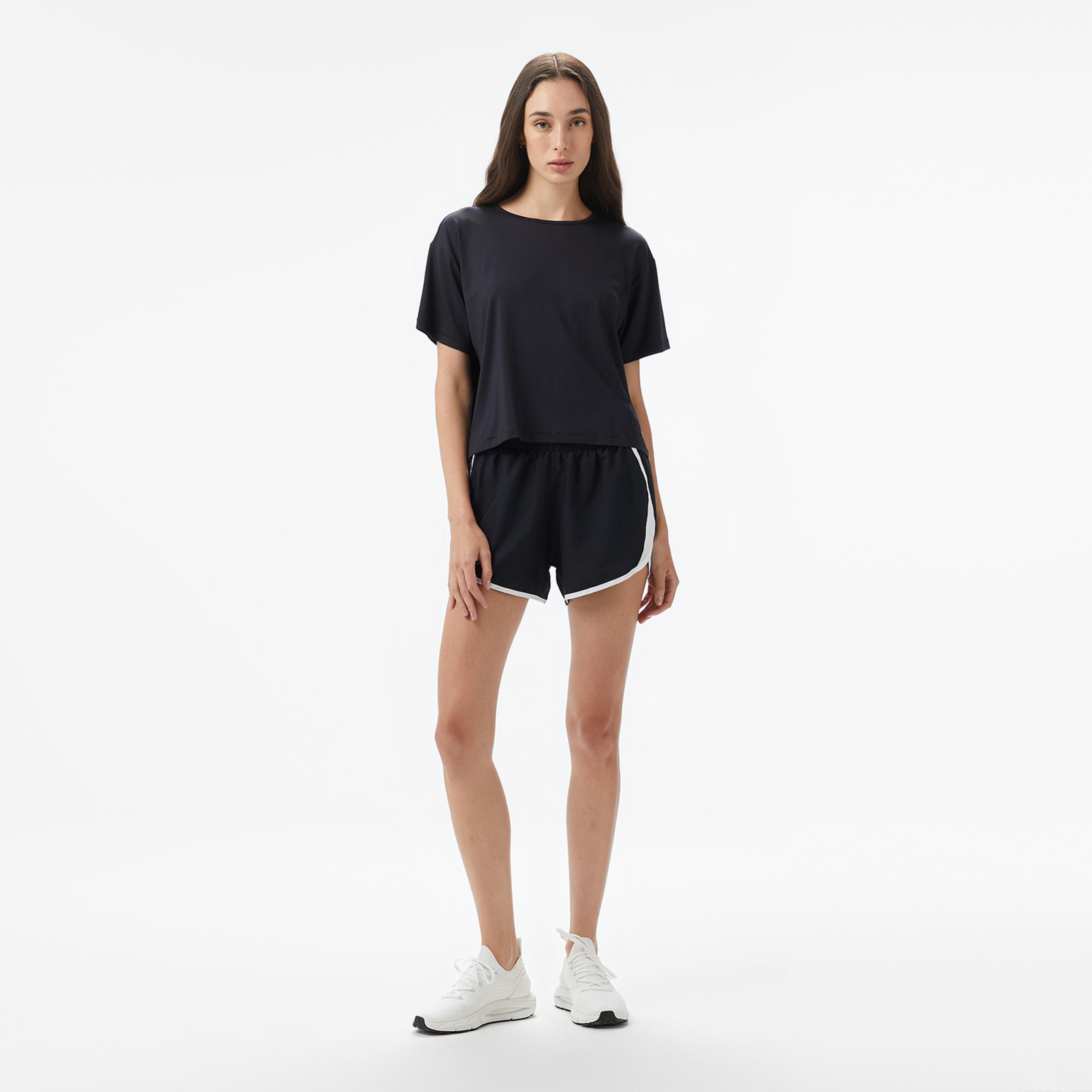 Under Armour Fly By 3 Kadın Siyah Koşu Şortu