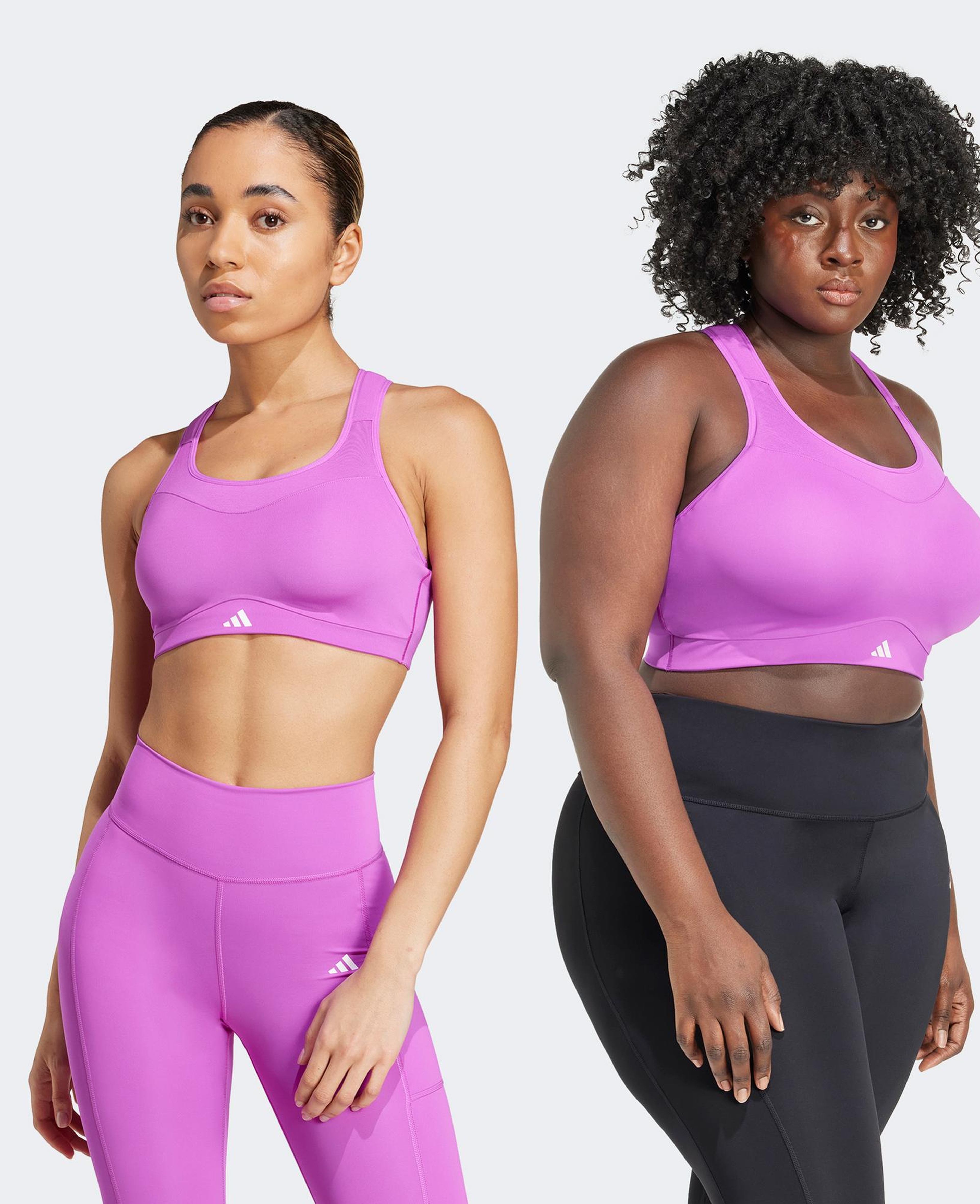 adidas TLRD Impact Kadın Mor Antrenman Bra