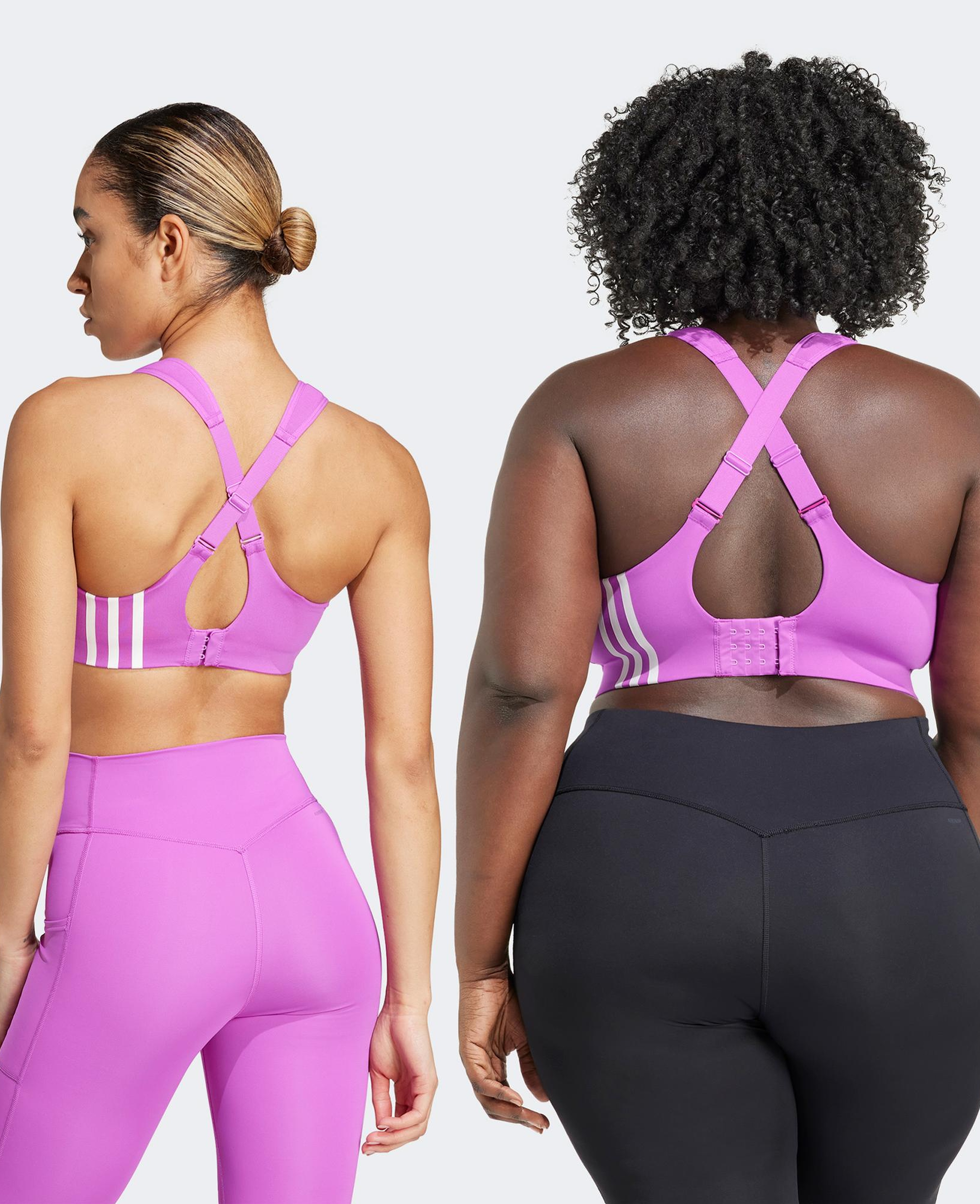 adidas TLRD Impact Kadın Mor Antrenman Bra