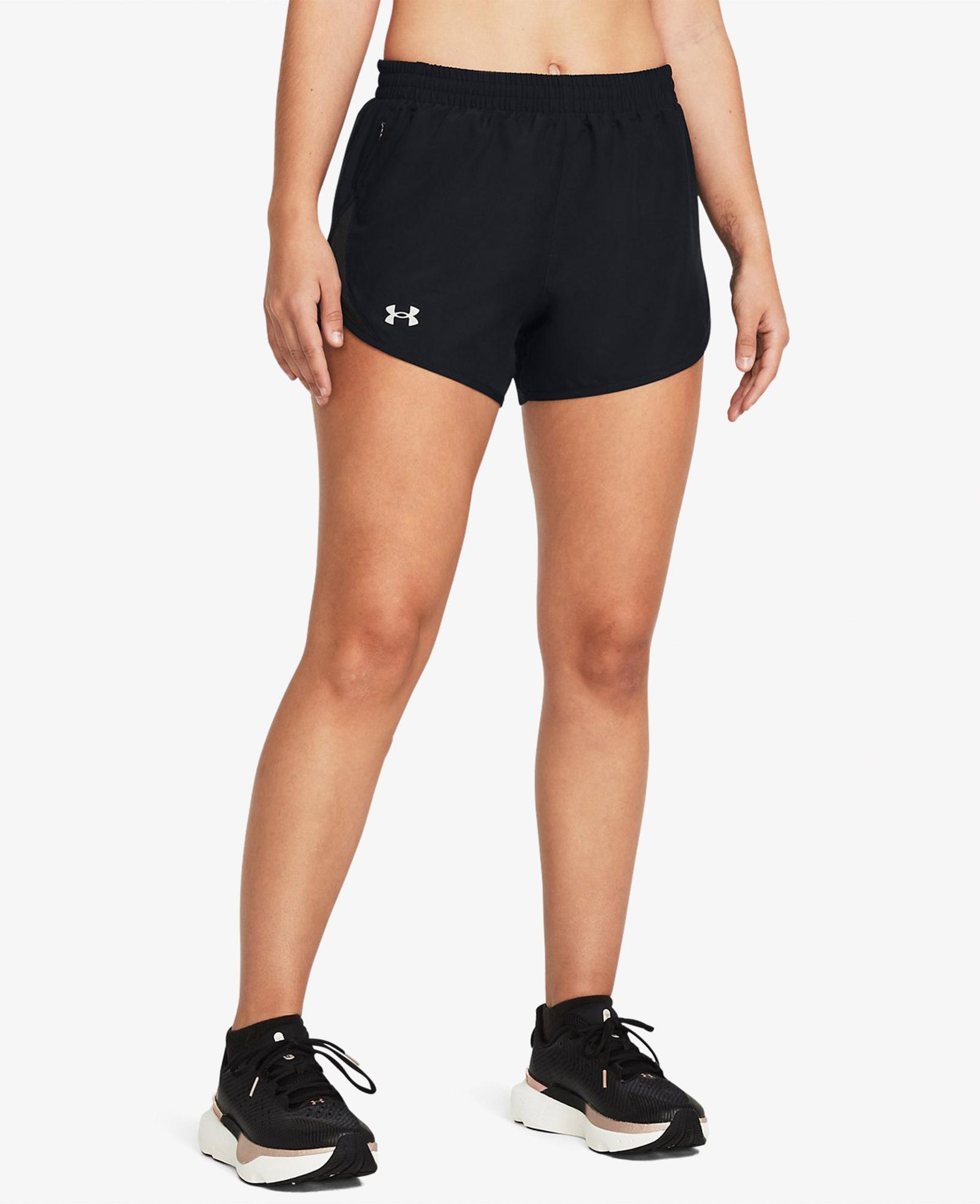 Under Armour Fly By 3inch Kadın Siyah Koşu Şortu