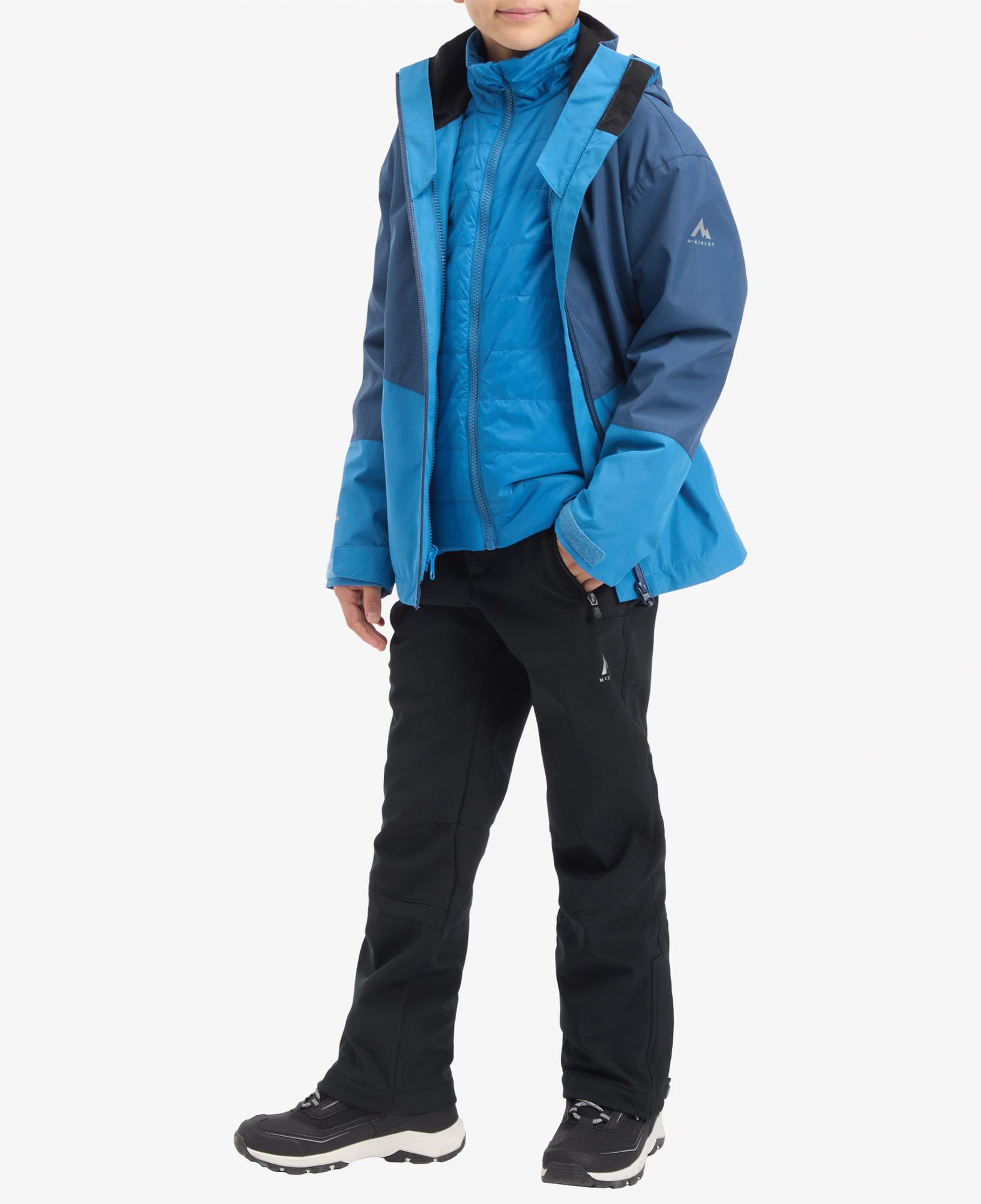 McKinley Allalin 3:1 III B Çocuk Mavi Outdoor Mont