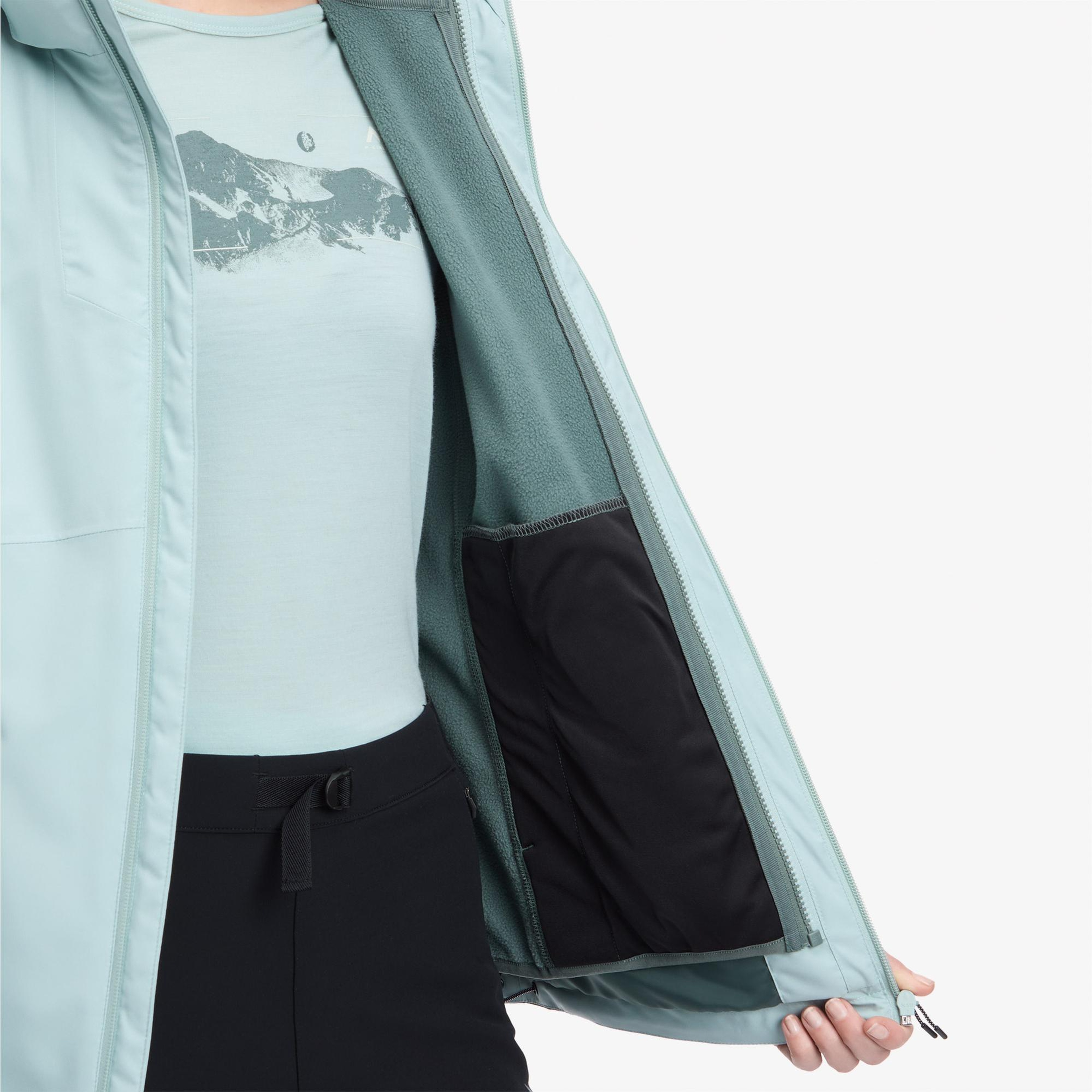 McKinley Larra 3:1 II Kadın Yeşil Kayak Montu