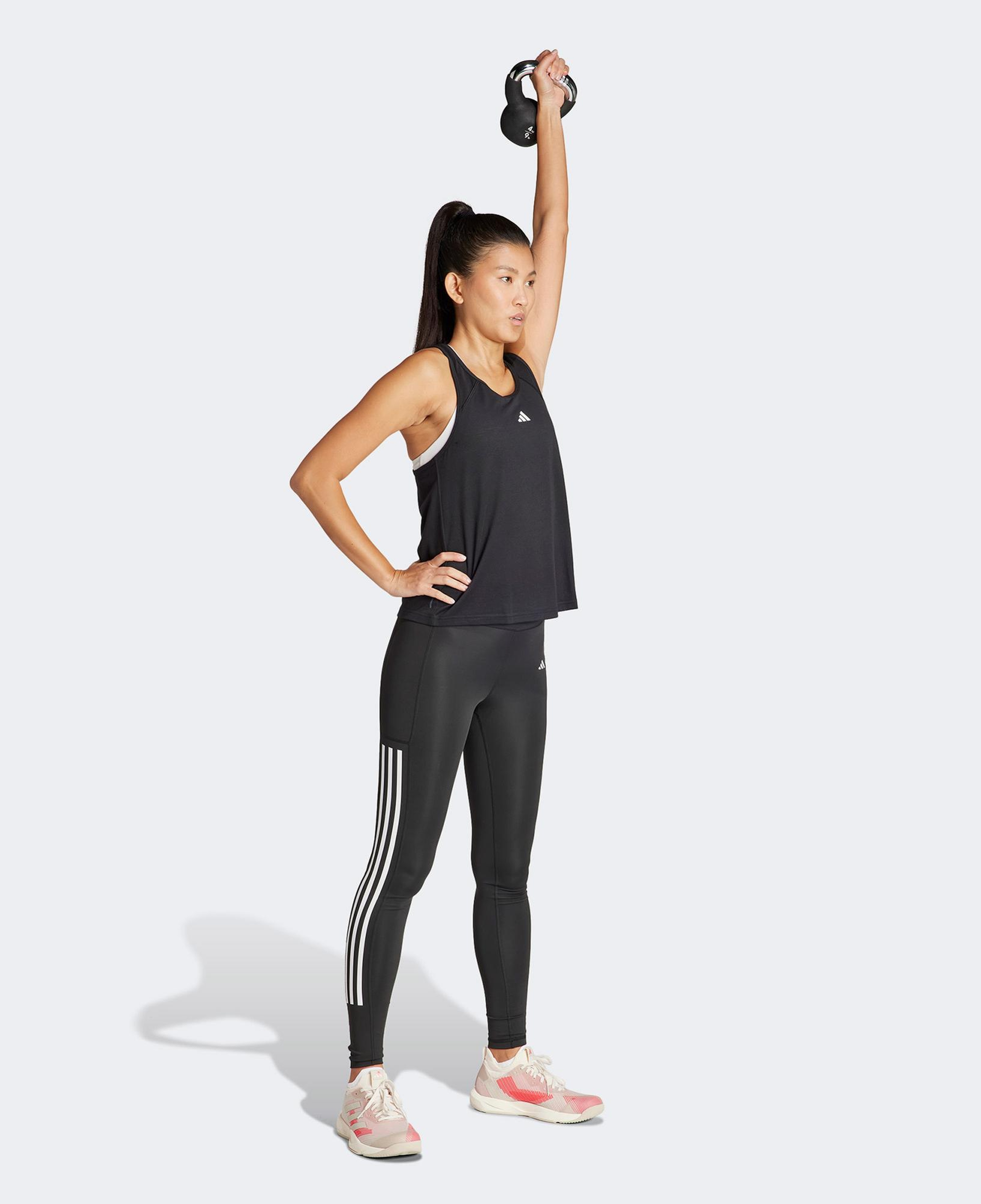 adidas Train Essentials Minimal Branding Racerback Kadın Siyah Antrenman Atleti