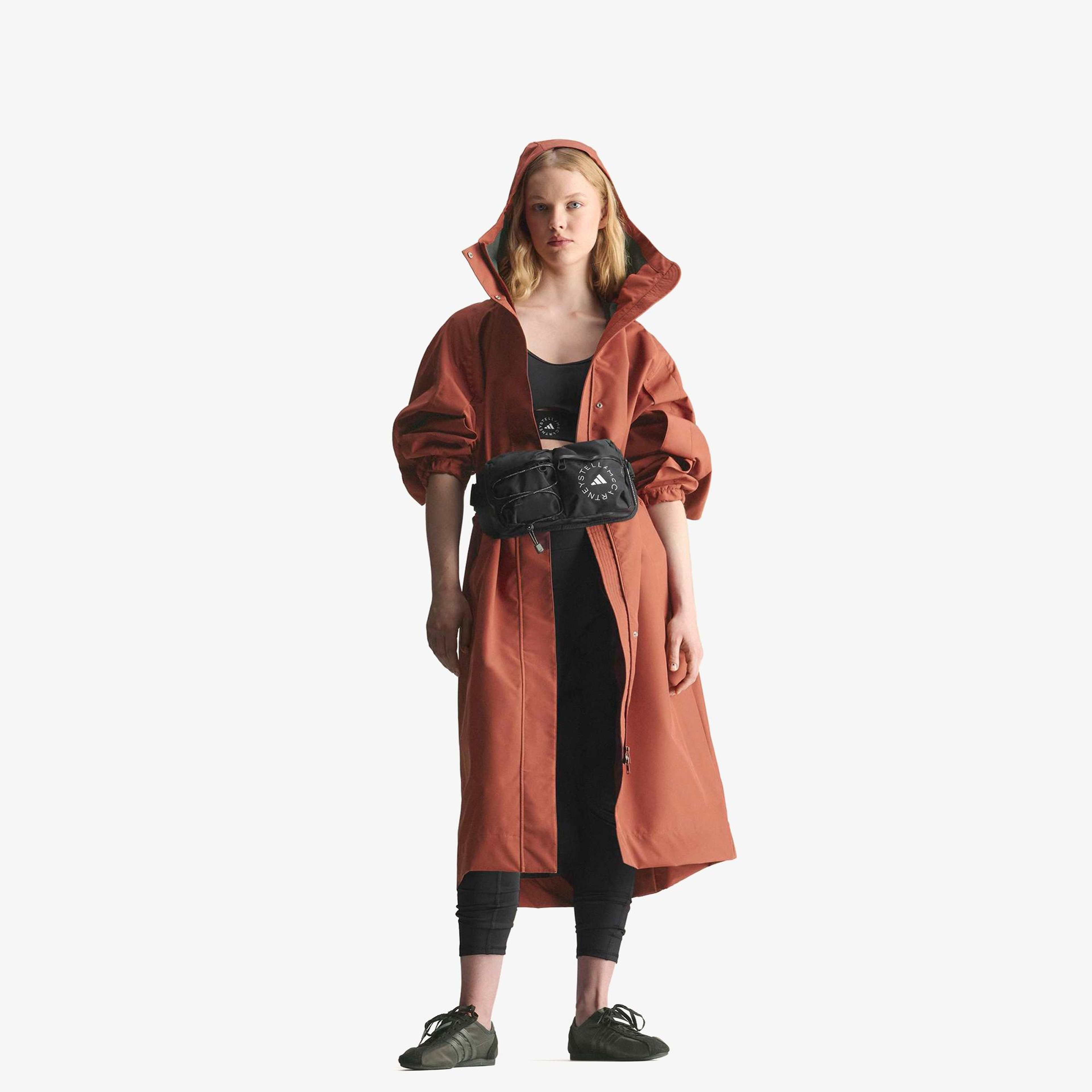 adidas By Stella Mccartney Kadın Siyah Antrenman Bel Çantası