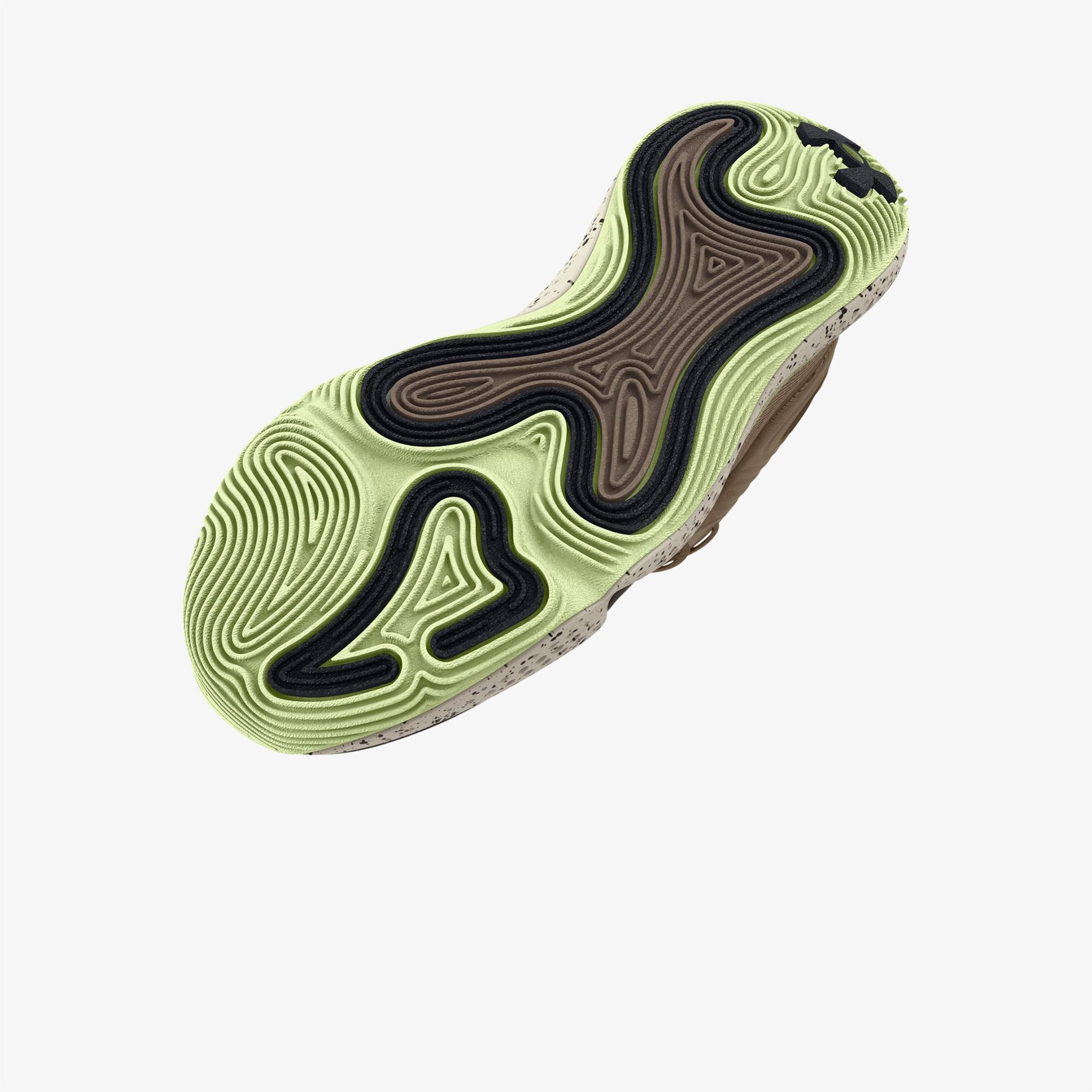 Under Armour Spawn 6 Mid Erkek Yeşil Basketbol Ayakkabısı