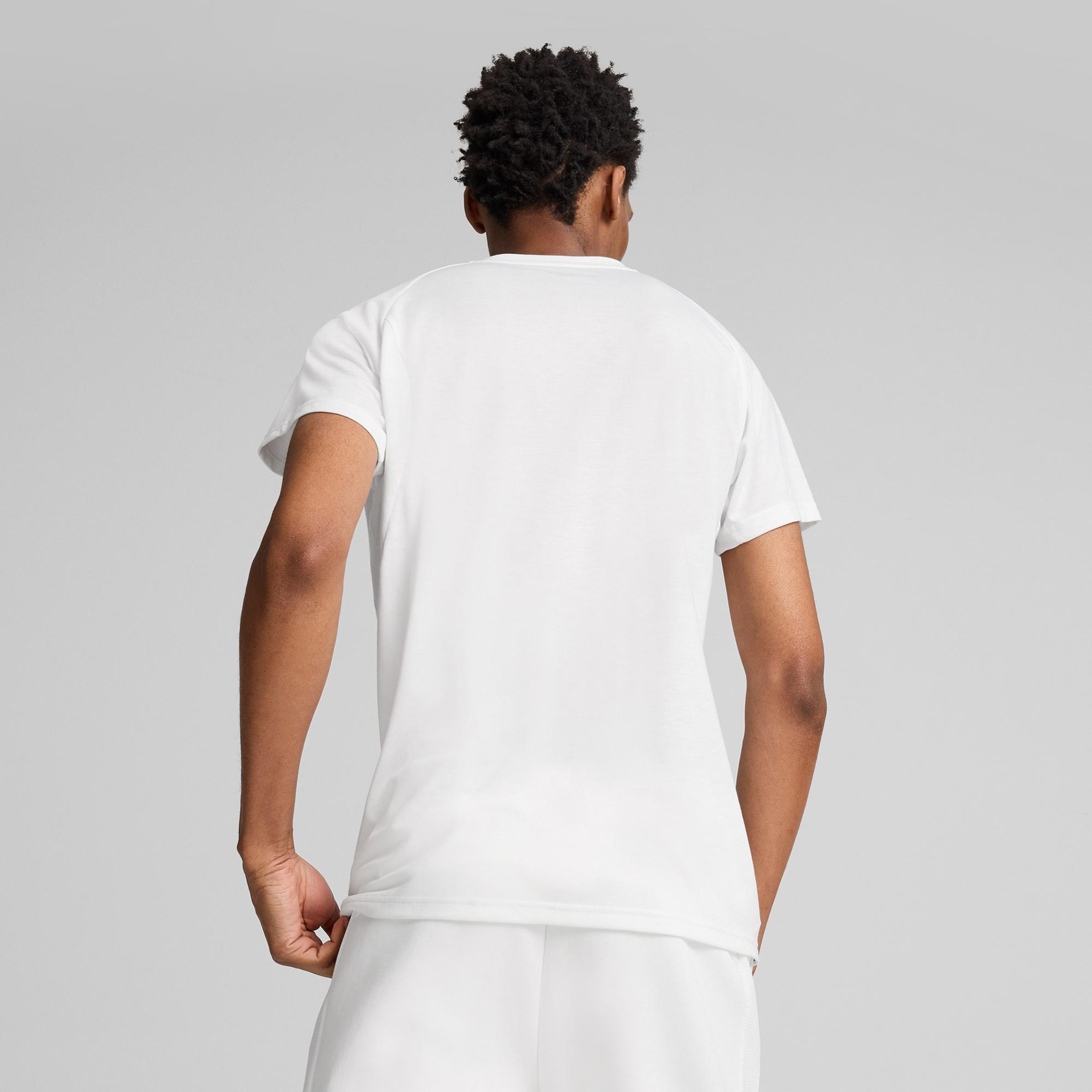 Puma Evostripe Erkek Beyaz Günlük T-Shirt