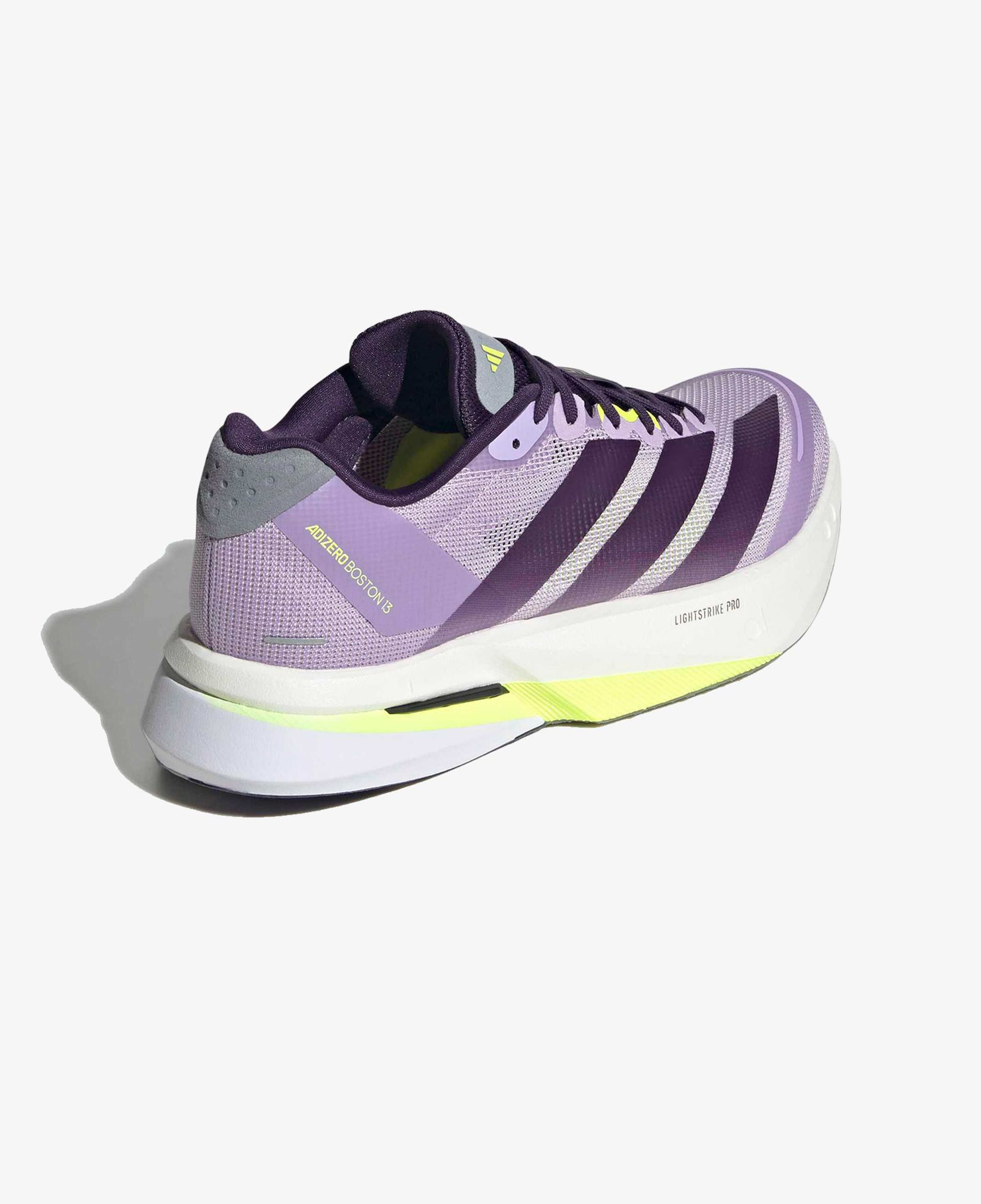 adidas Adizero Boston 13 Kadın Mor Koşu Ayakkabısı