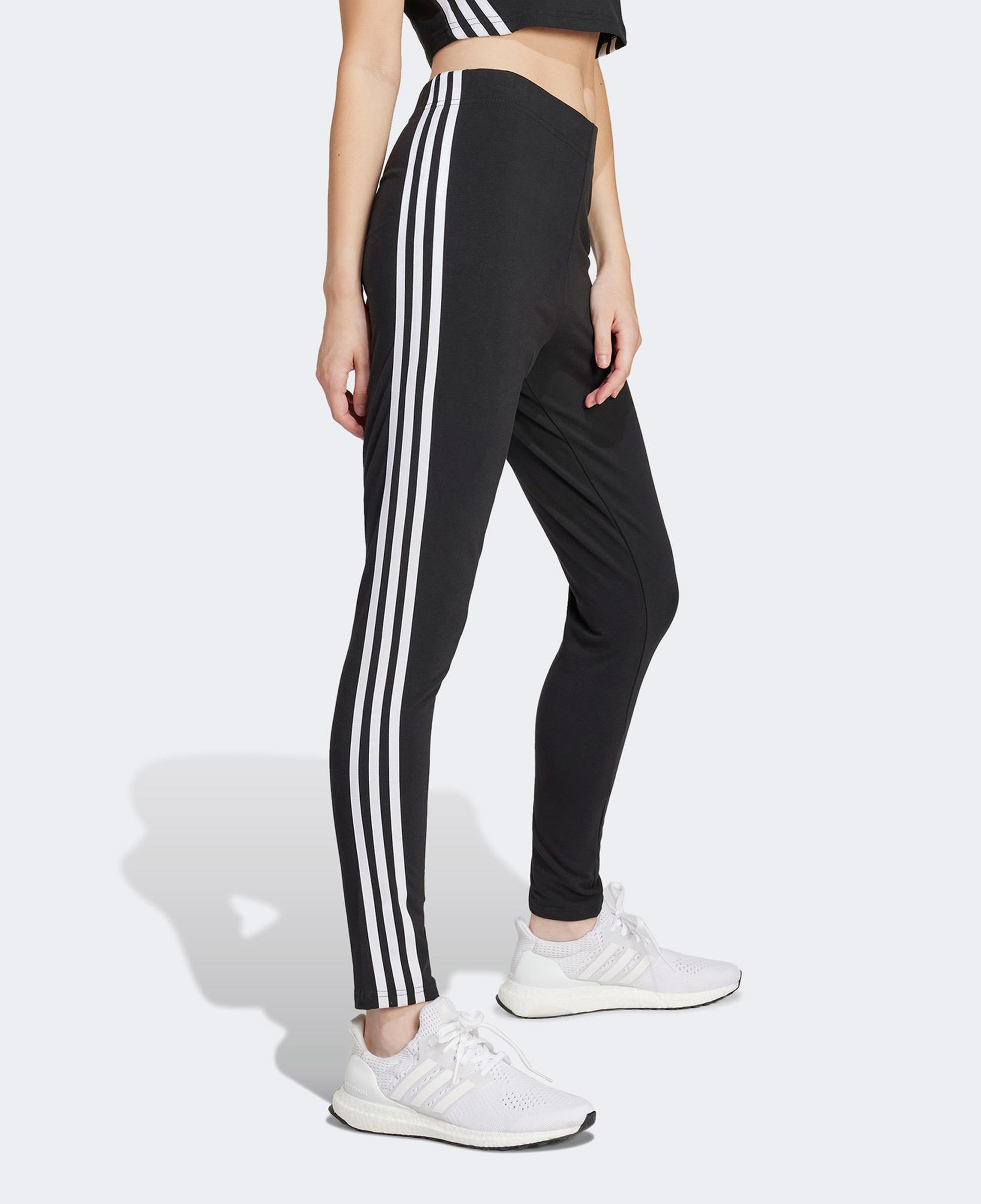 adidas Future Icon 3 Stripes Kadın Siyah Günlük Tayt