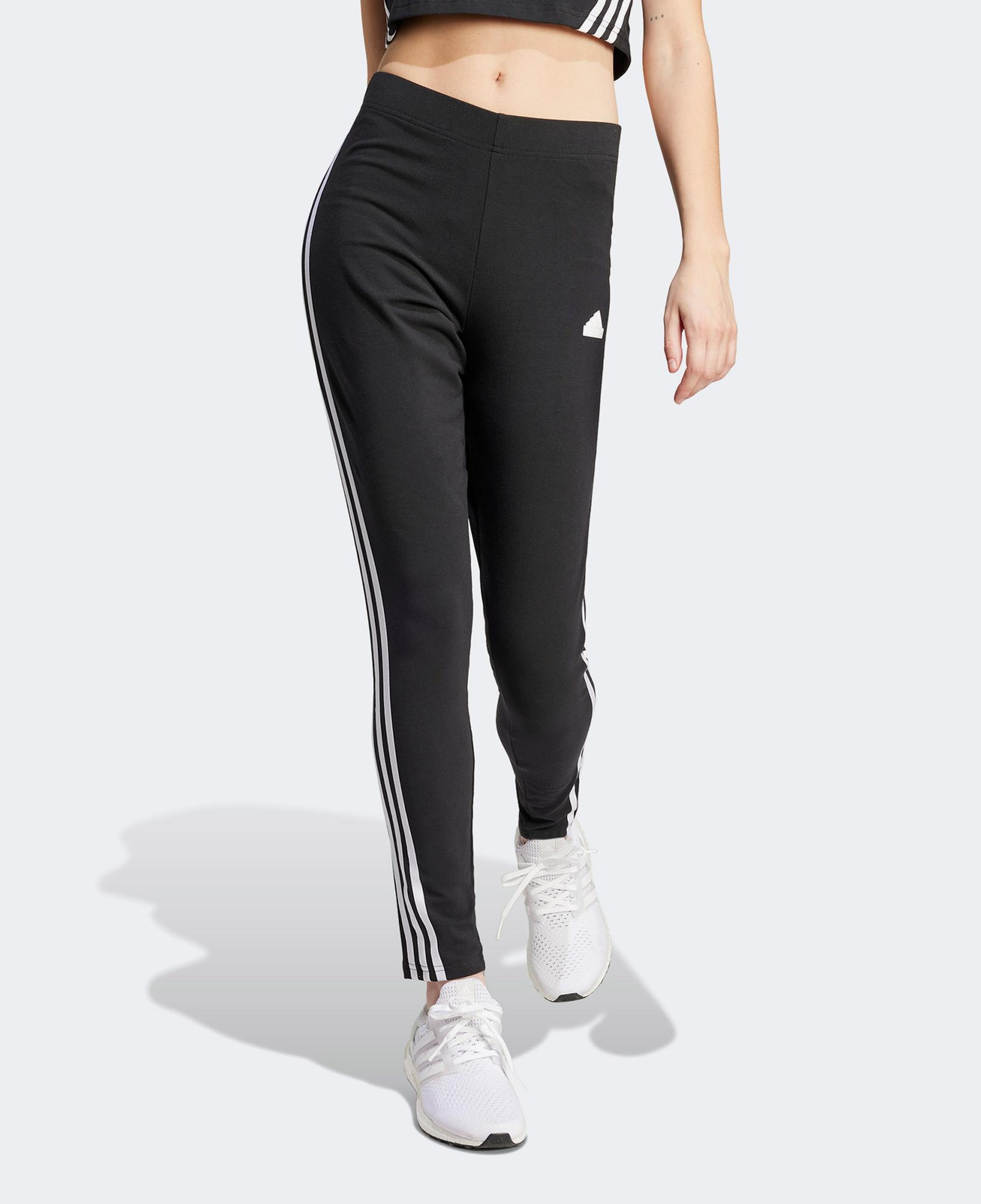 adidas Future Icon 3 Stripes Kadın Siyah Günlük Tayt