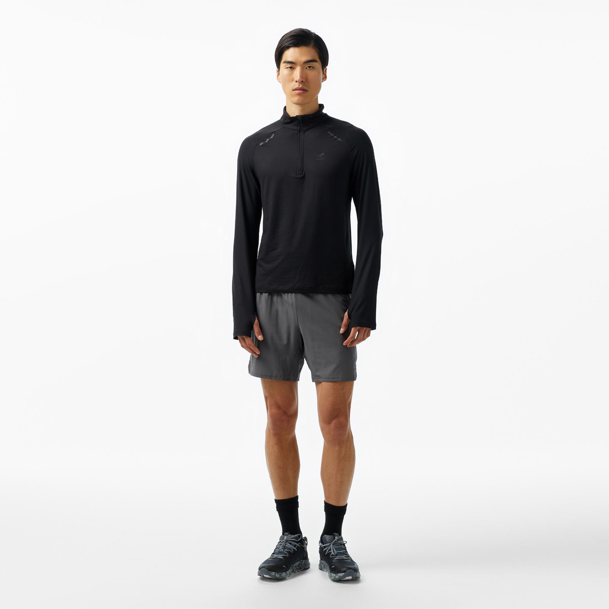 Energetics Cusco IV Erkek Siyah Koşu Sweatshirt