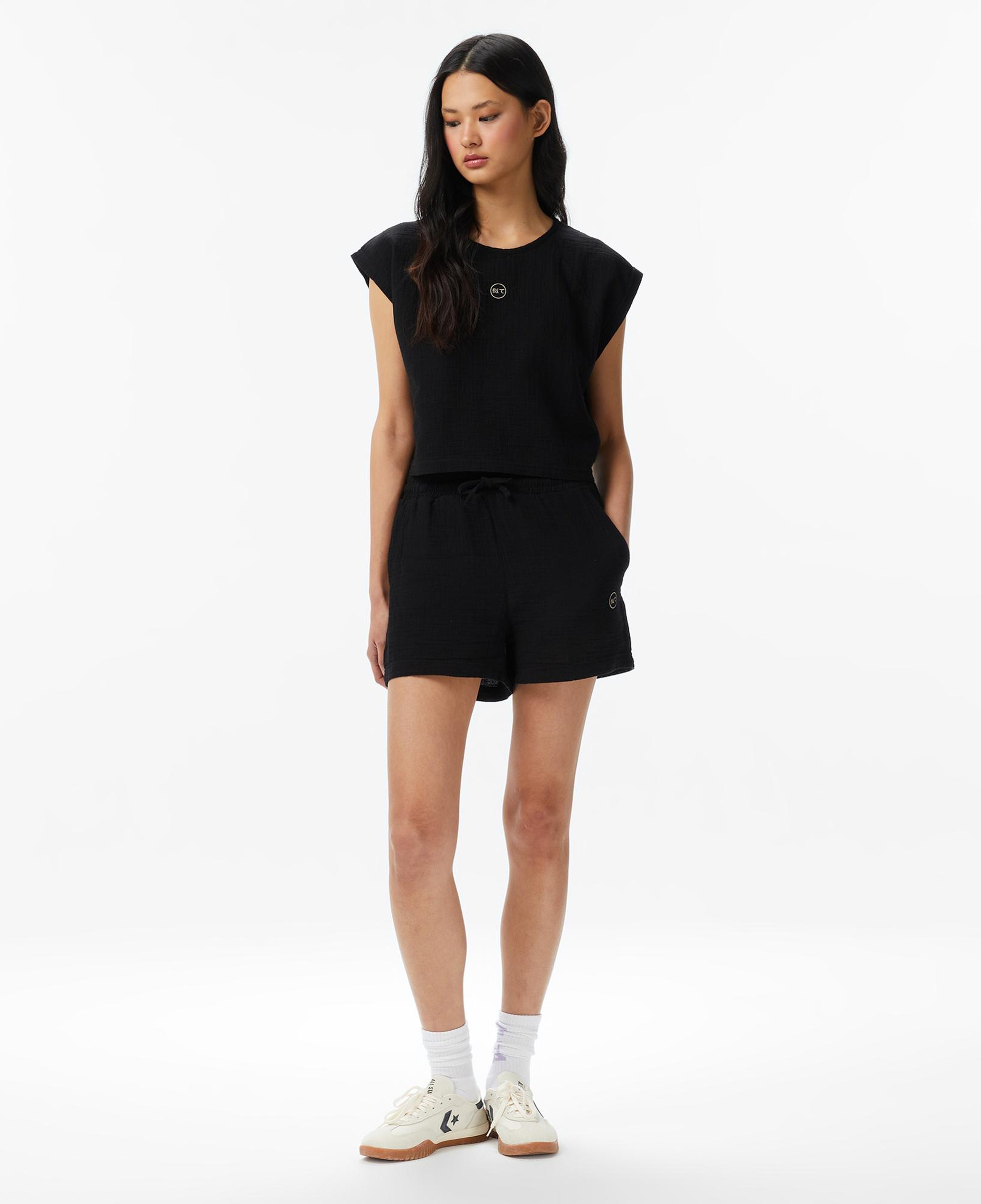 UNITED4 Regular Fit Kadın Siyah Şort