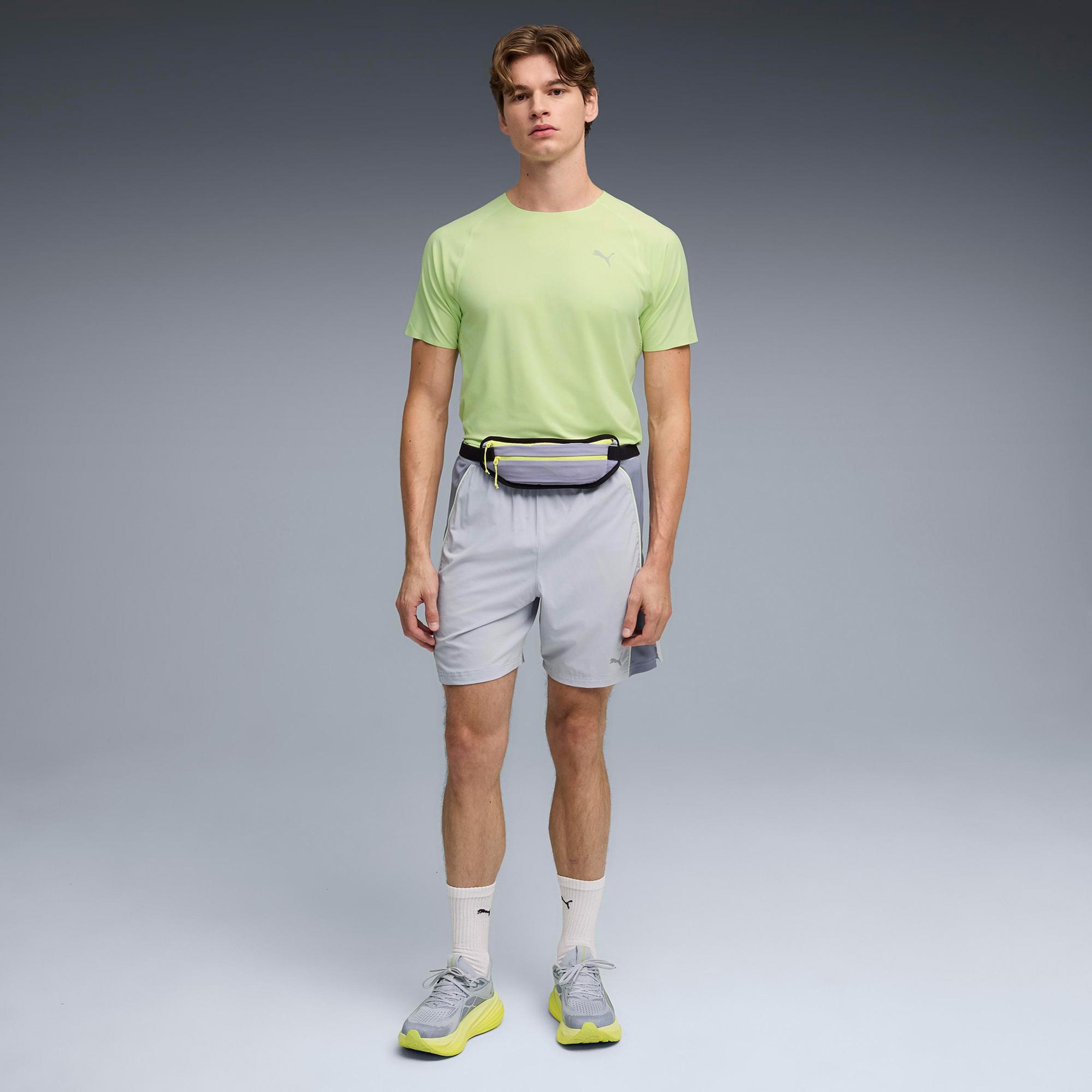 Puma Run Velocity 7 Erkek Gri Koşu Şortu