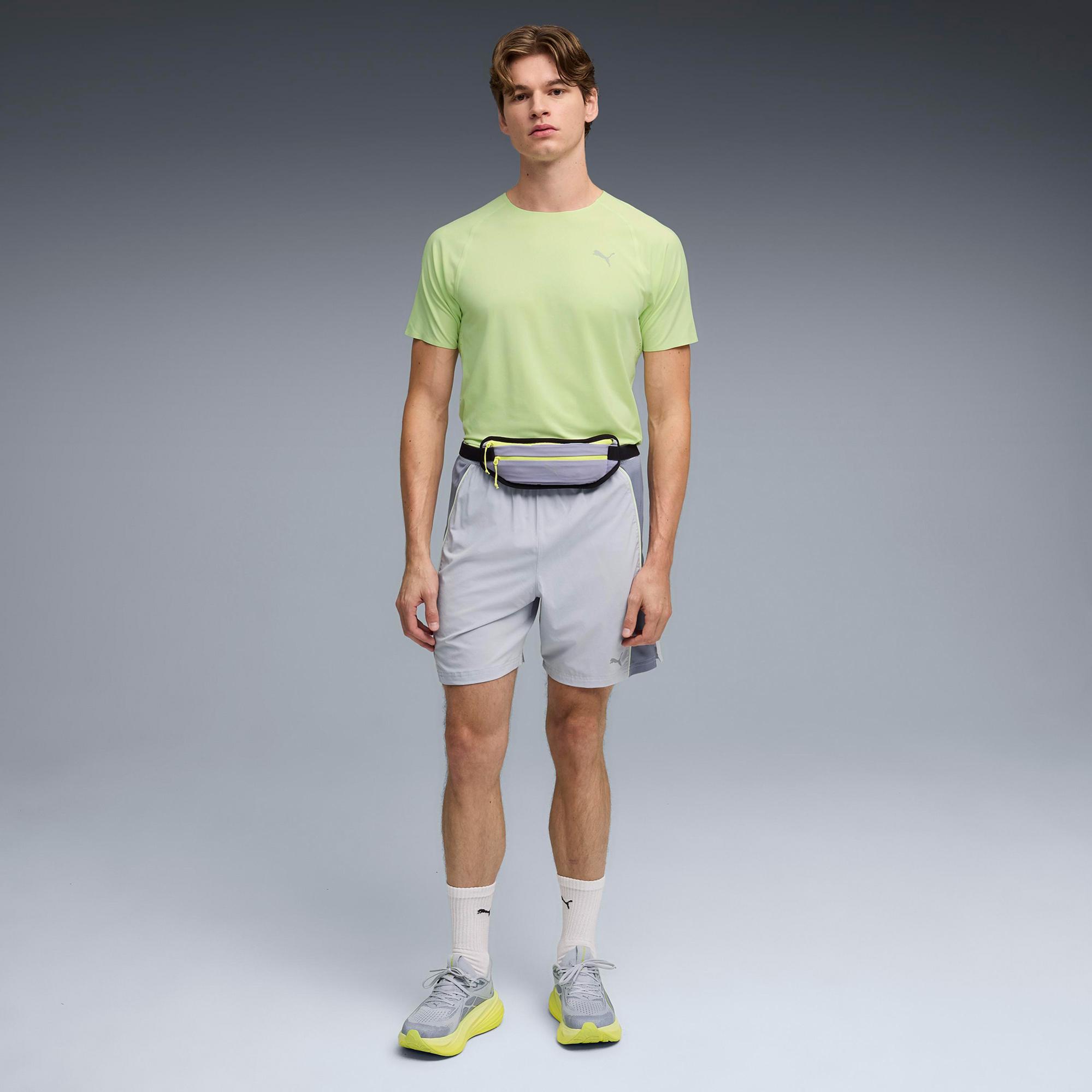 Puma Run Velocity 7 Erkek Gri Koşu Şortu