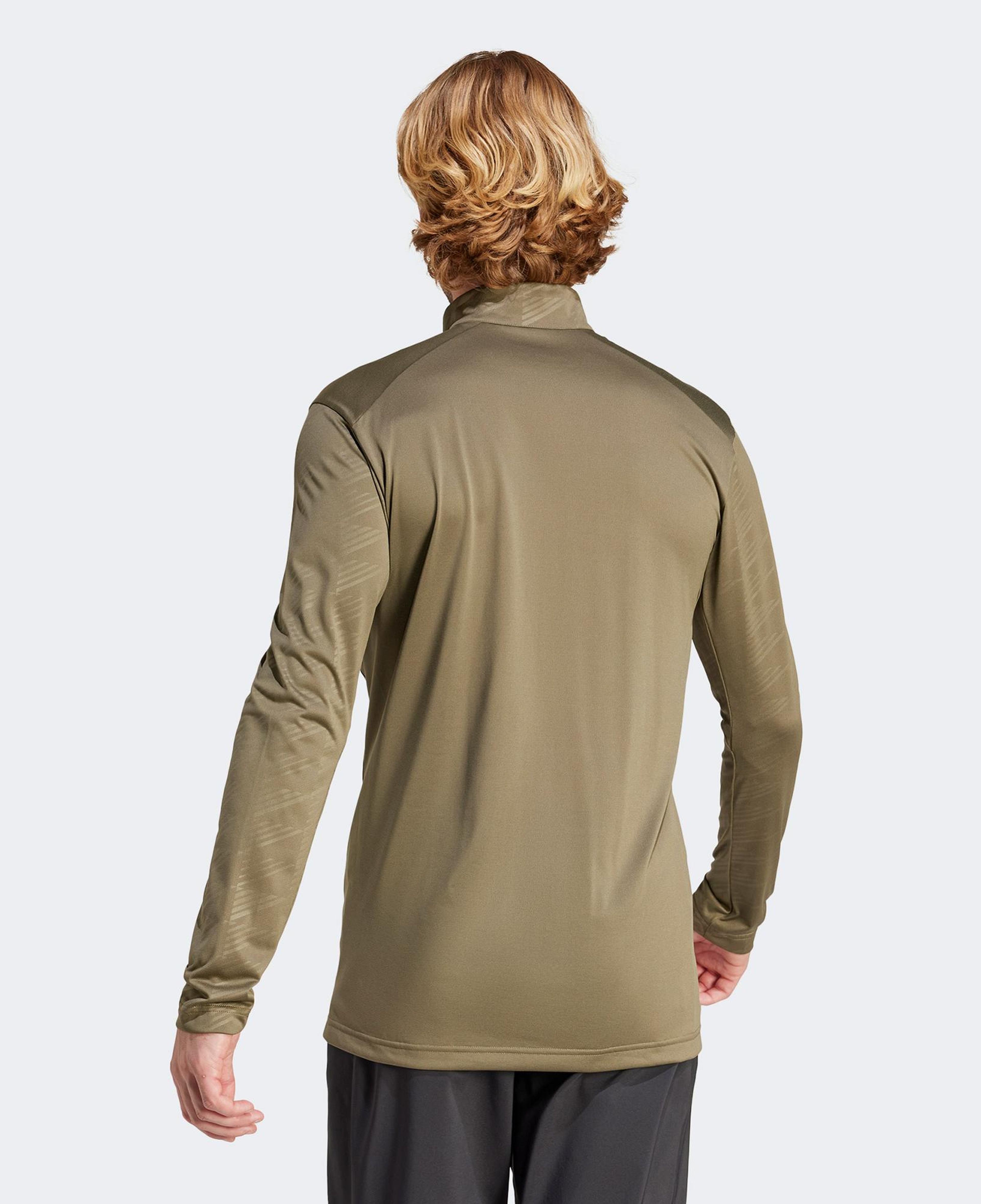 adidas Terrex Multi Half Zip Erkek Yeşil Günlük Sweatshirt