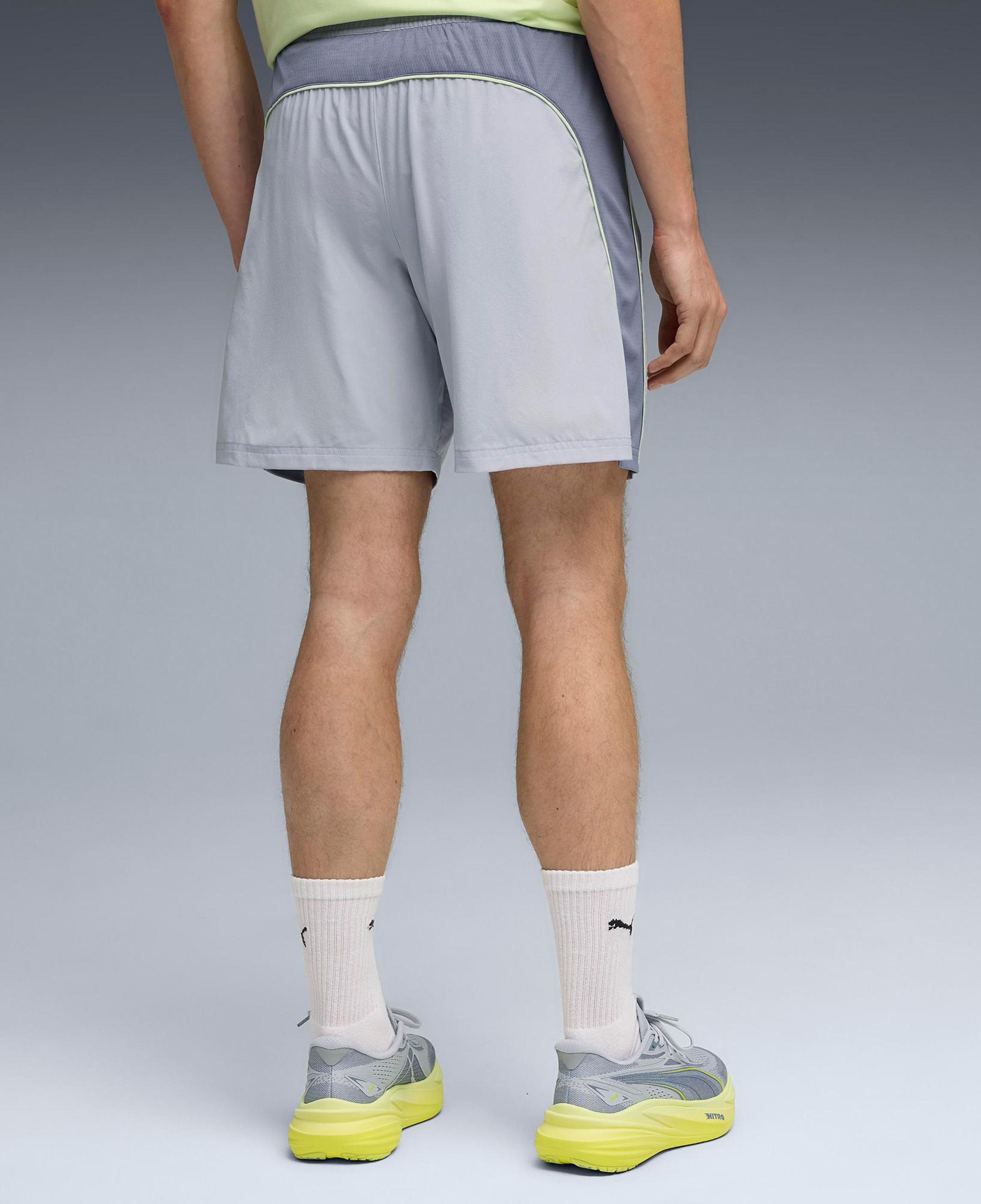 Puma Run Velocity 7 Erkek Gri Koşu Şortu