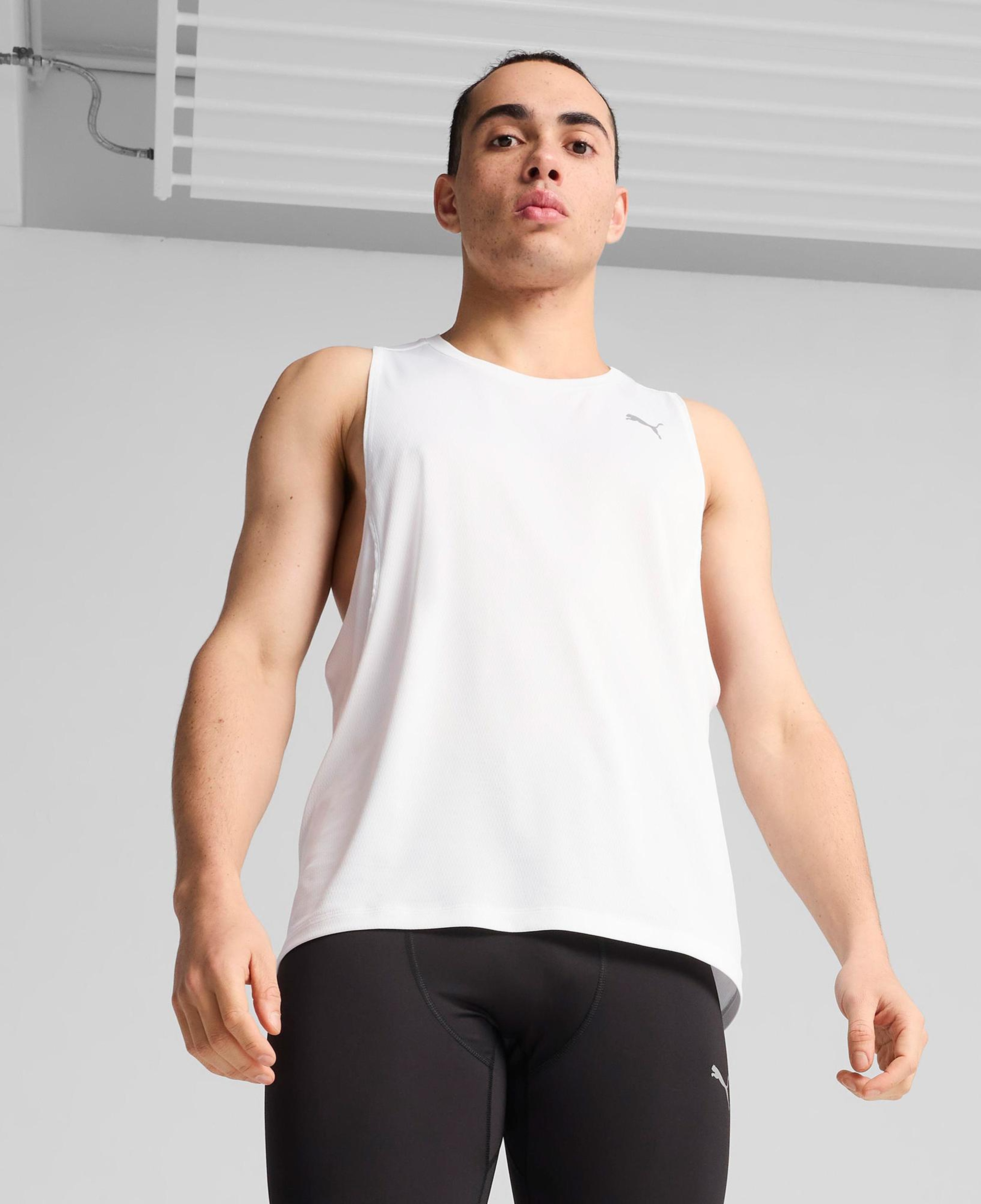 Puma Run Velocity (Poly) Erkek Beyaz Koşu Atlet