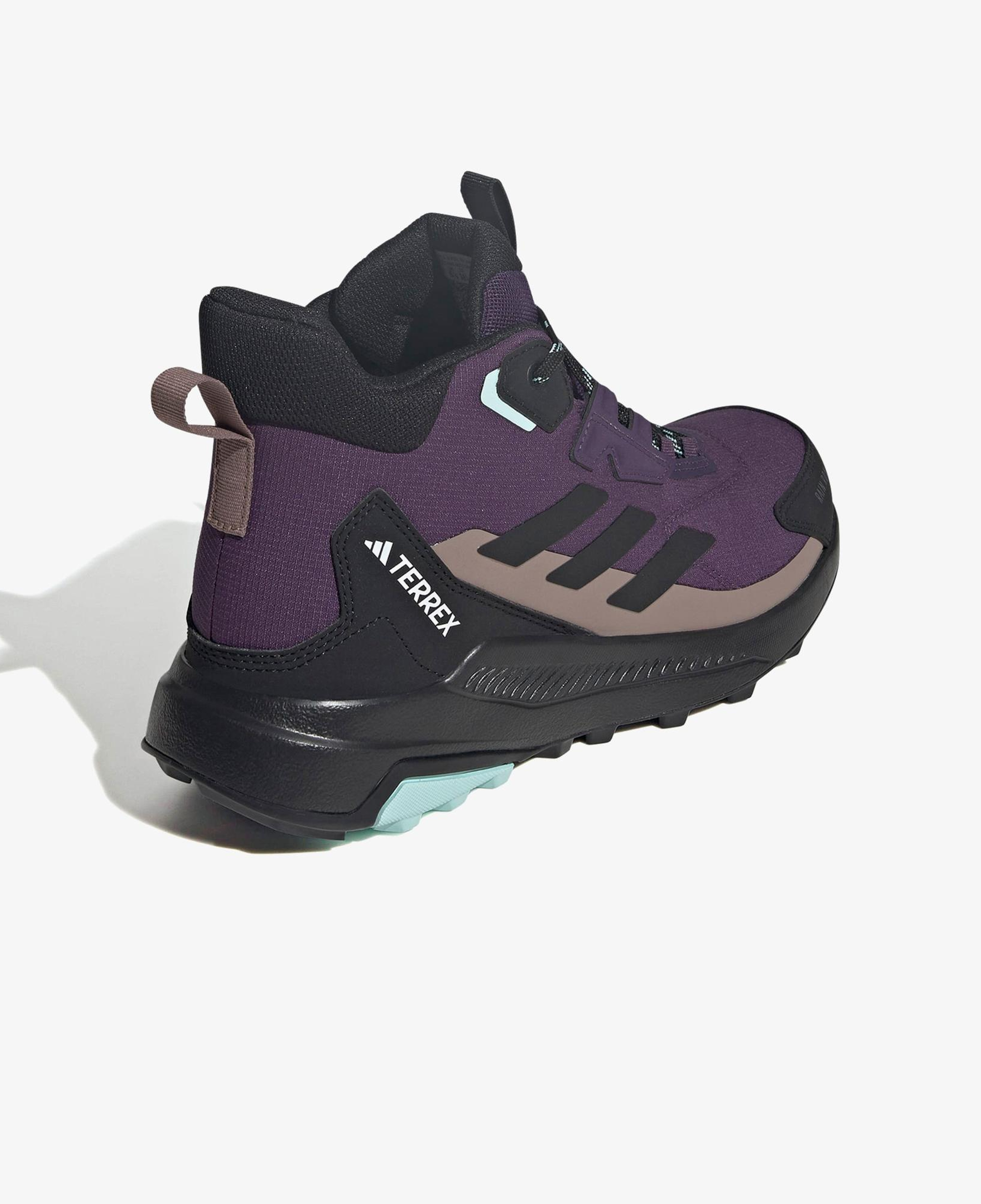 adidas Terrex Anylander Mid Rain.Rdy Kadın Mor Yürüyüş Ayakkabısı