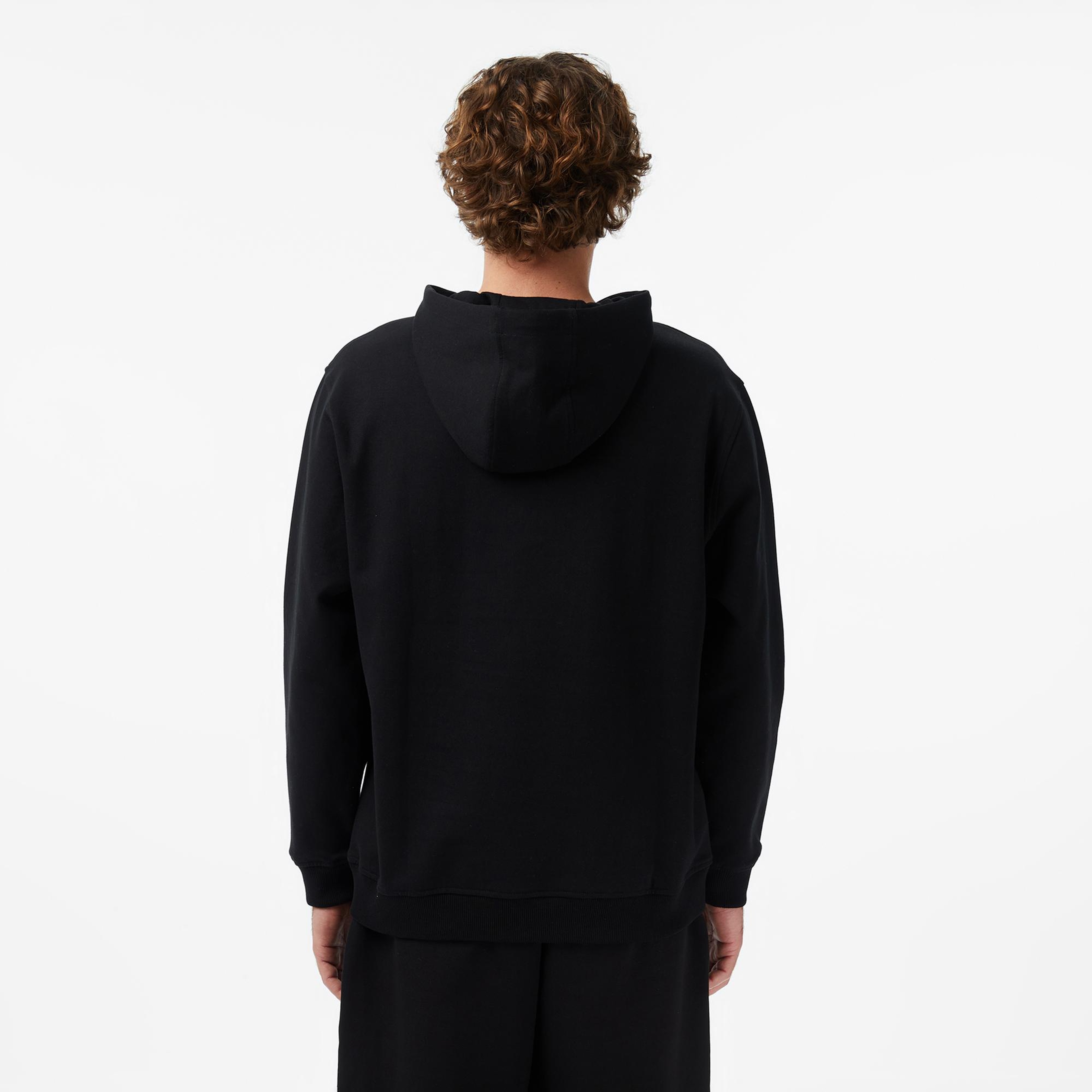 UNITED4 Regular Fit Erkek Siyah Sweatshirt