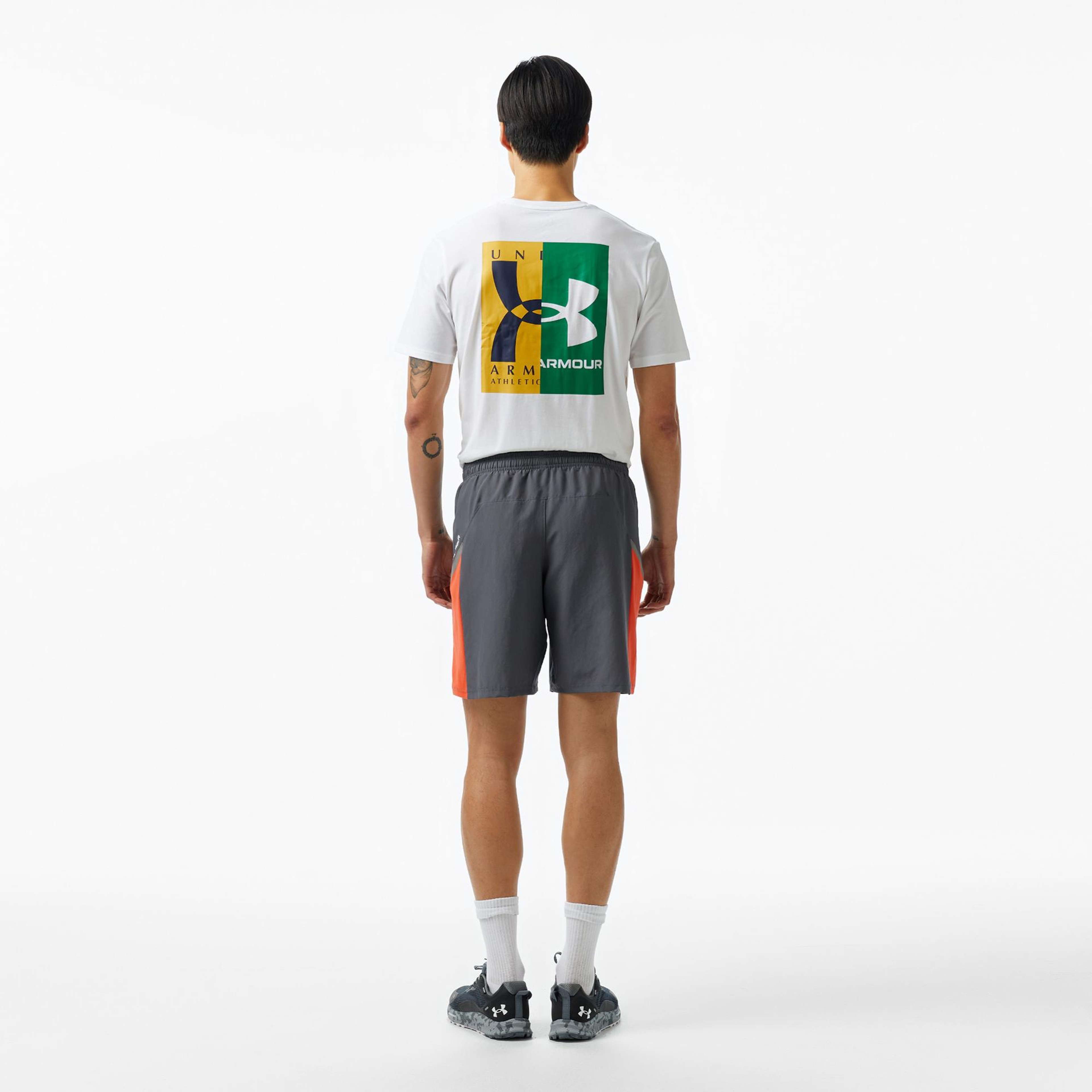 Under Armour Tech Utility Erkek Gri Koşu Şortu