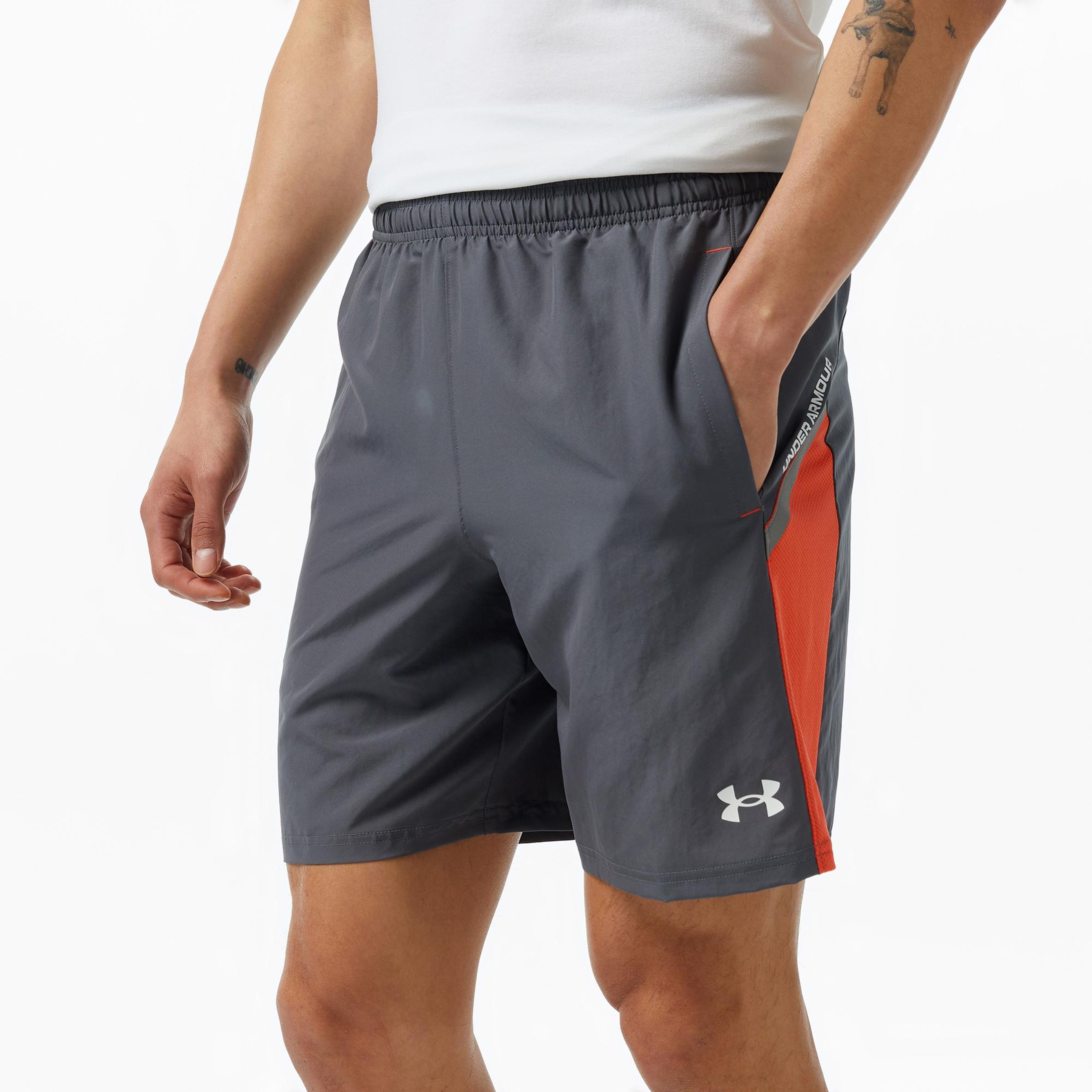 Under Armour Tech Utility Erkek Gri Koşu Şortu