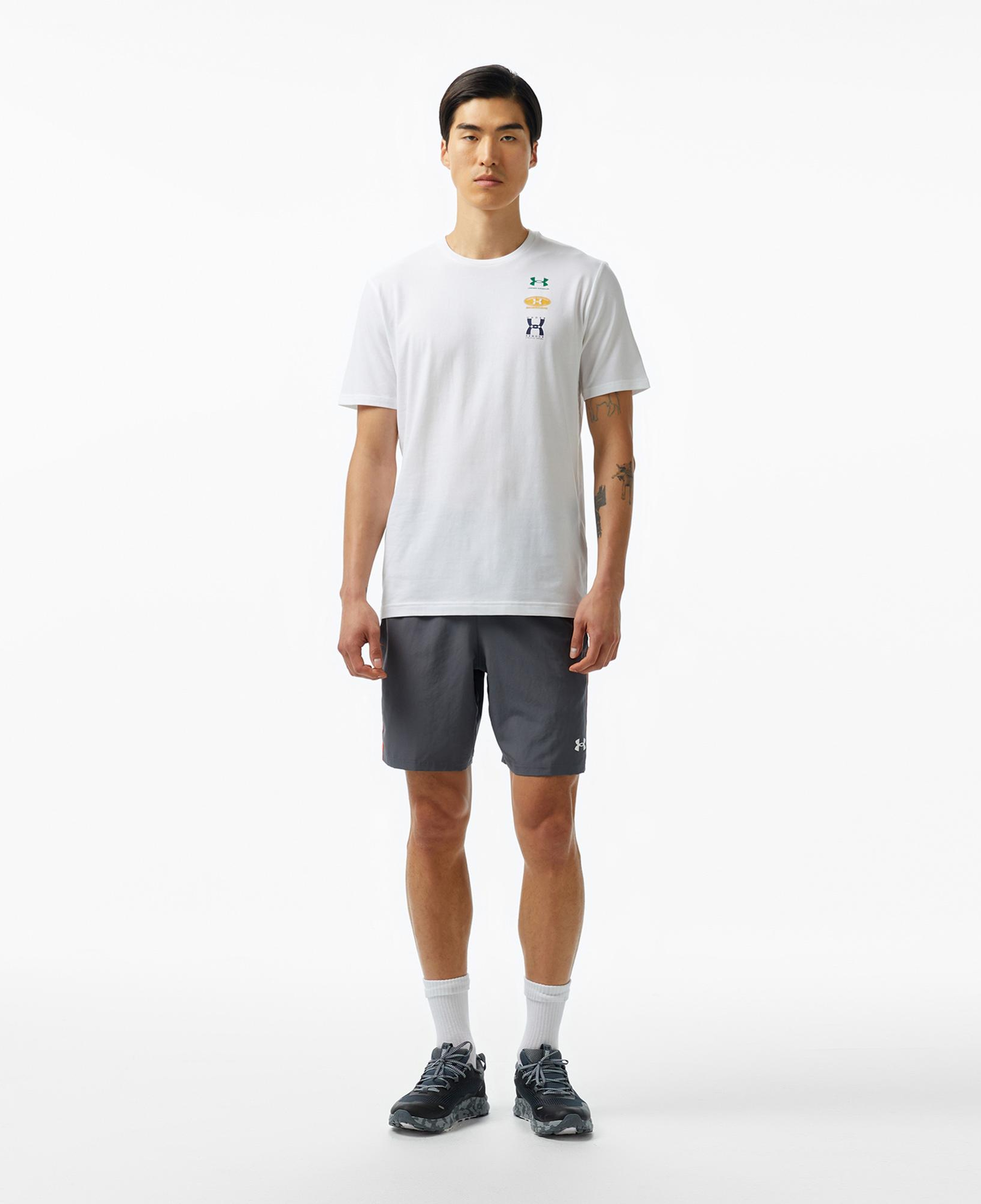 Under Armour Tech Utility Erkek Gri Koşu Şortu