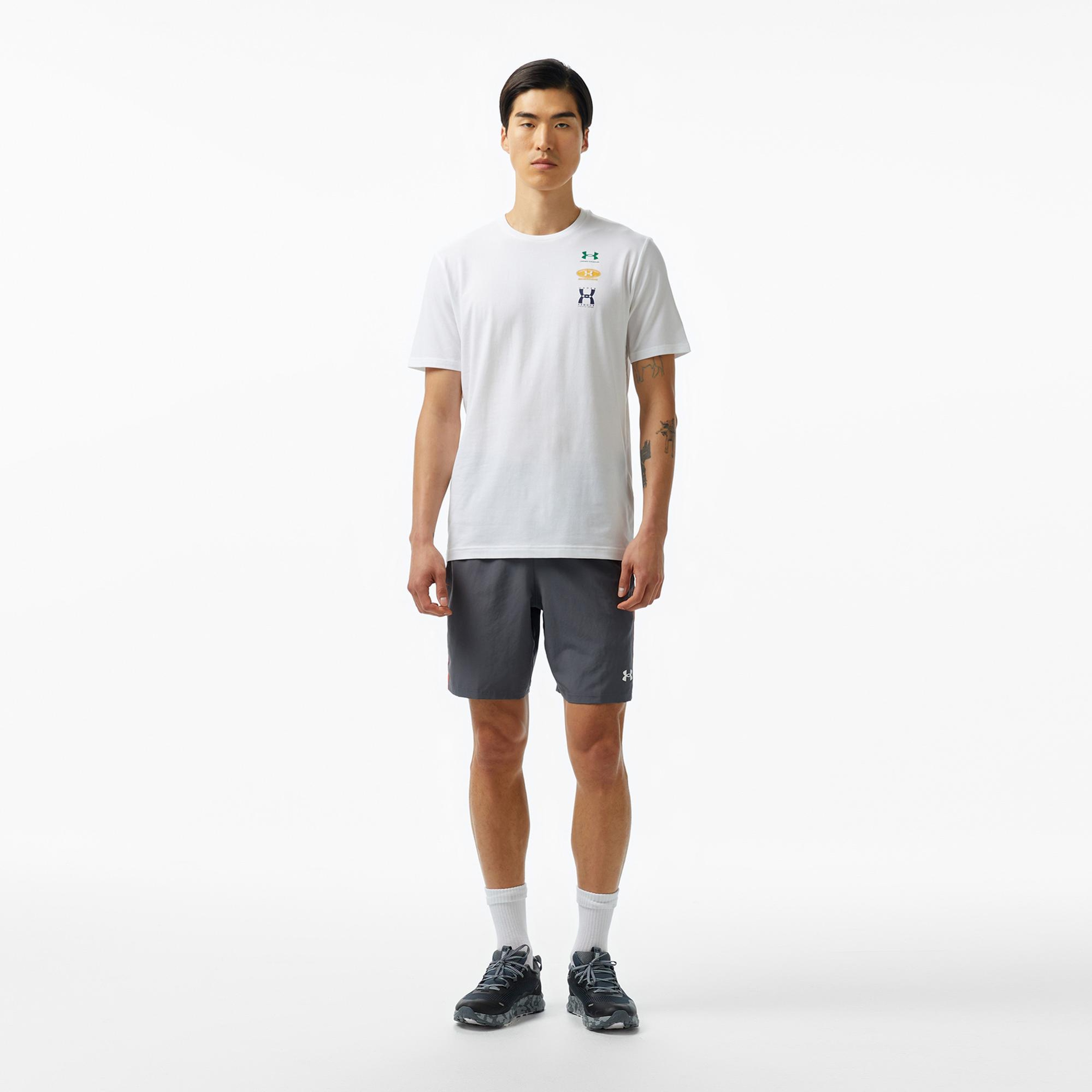 Under Armour Tech Utility Erkek Gri Koşu Şortu