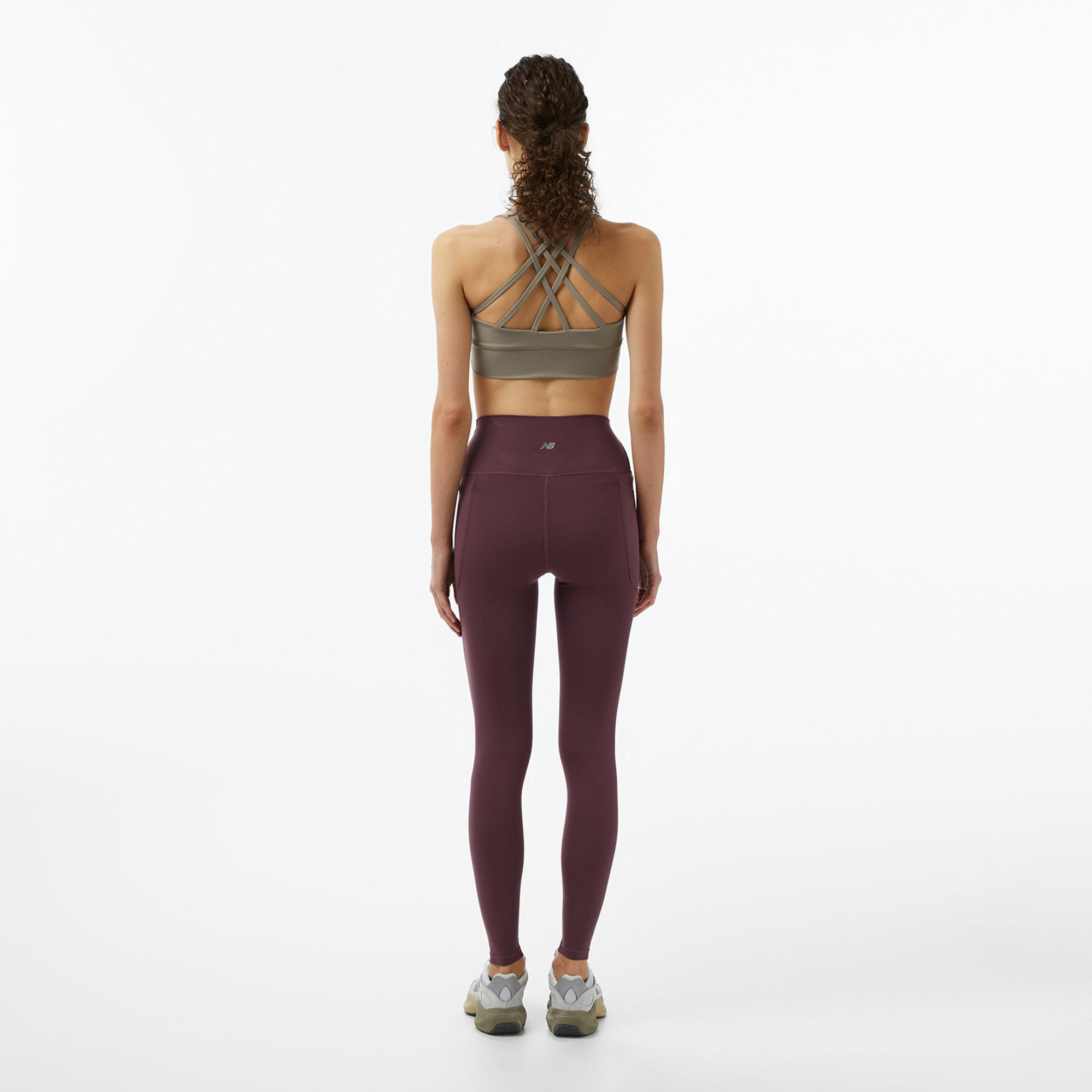 New Balance Harmony Pocket High Rise 27 Kadın Mavi Tayt