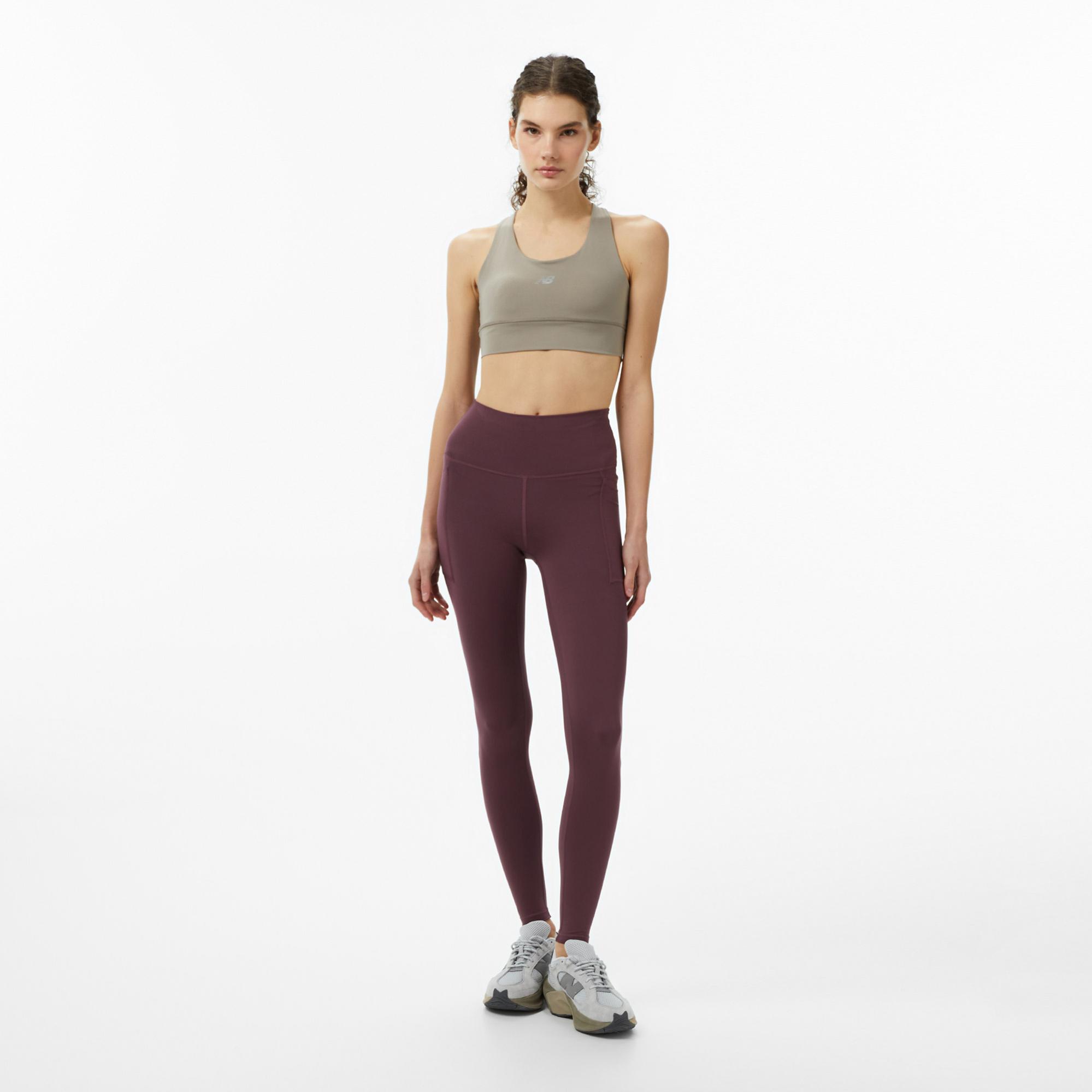 New Balance Harmony Pocket High Rise 27 Kadın Mavi Tayt