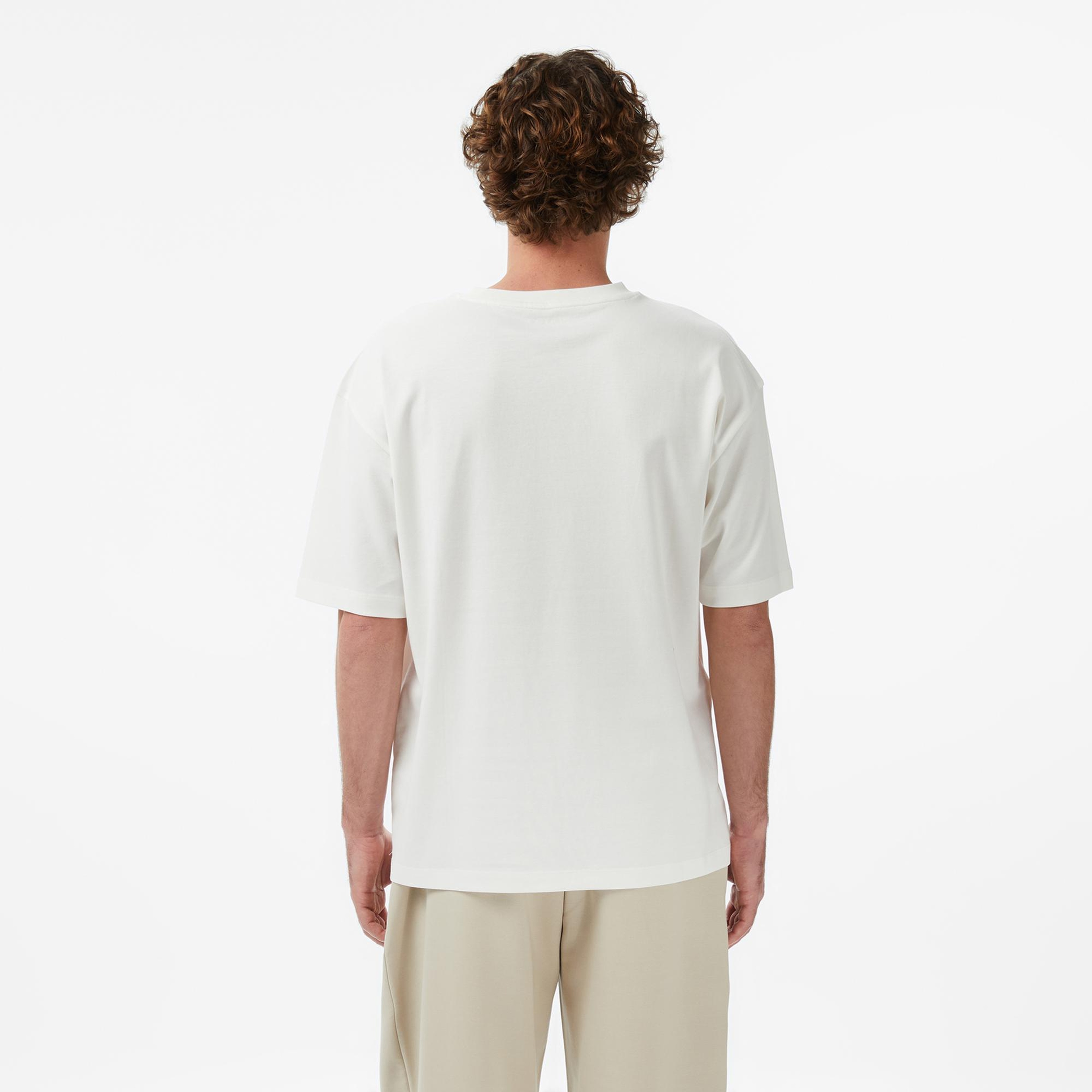 UNITED4 Regular Fit Erkek Bej T-Shirt