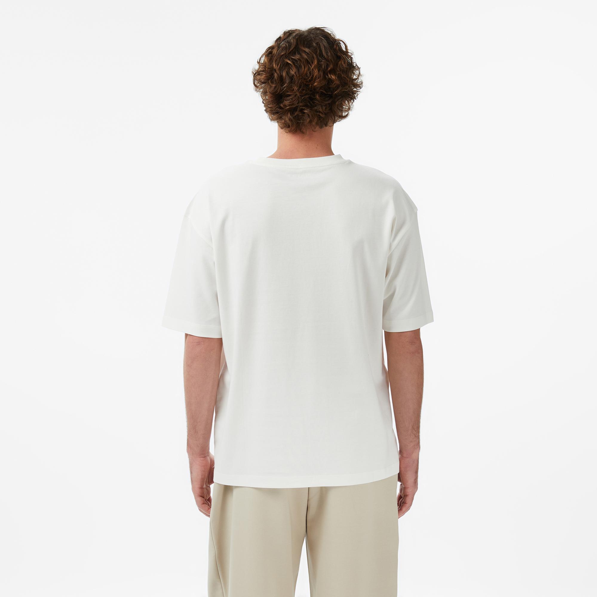 UNITED4 Regular Fit Erkek Bej T-Shirt