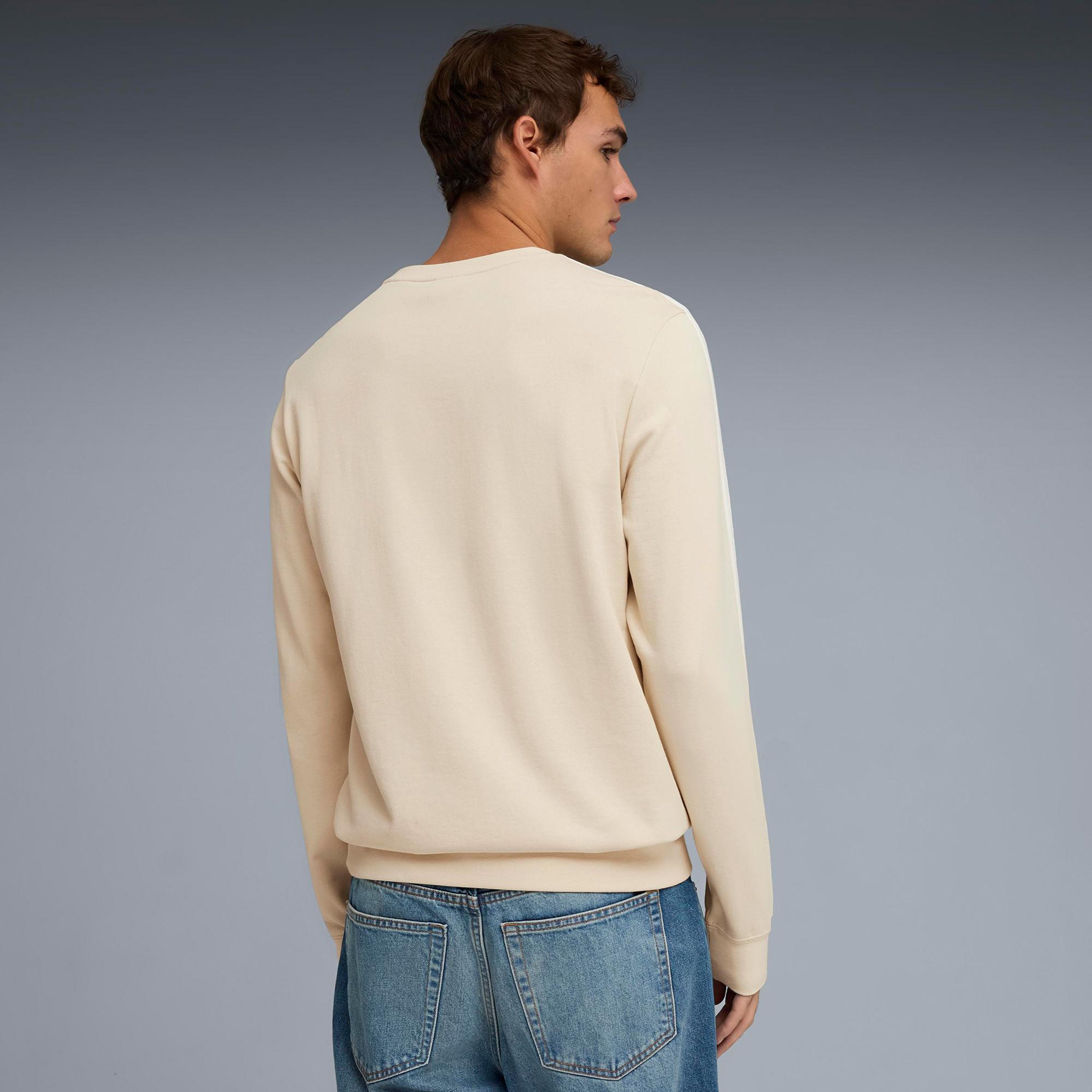 Puma Ess Elevated Crew Tr Tk Erkek Krem Sweatshirt