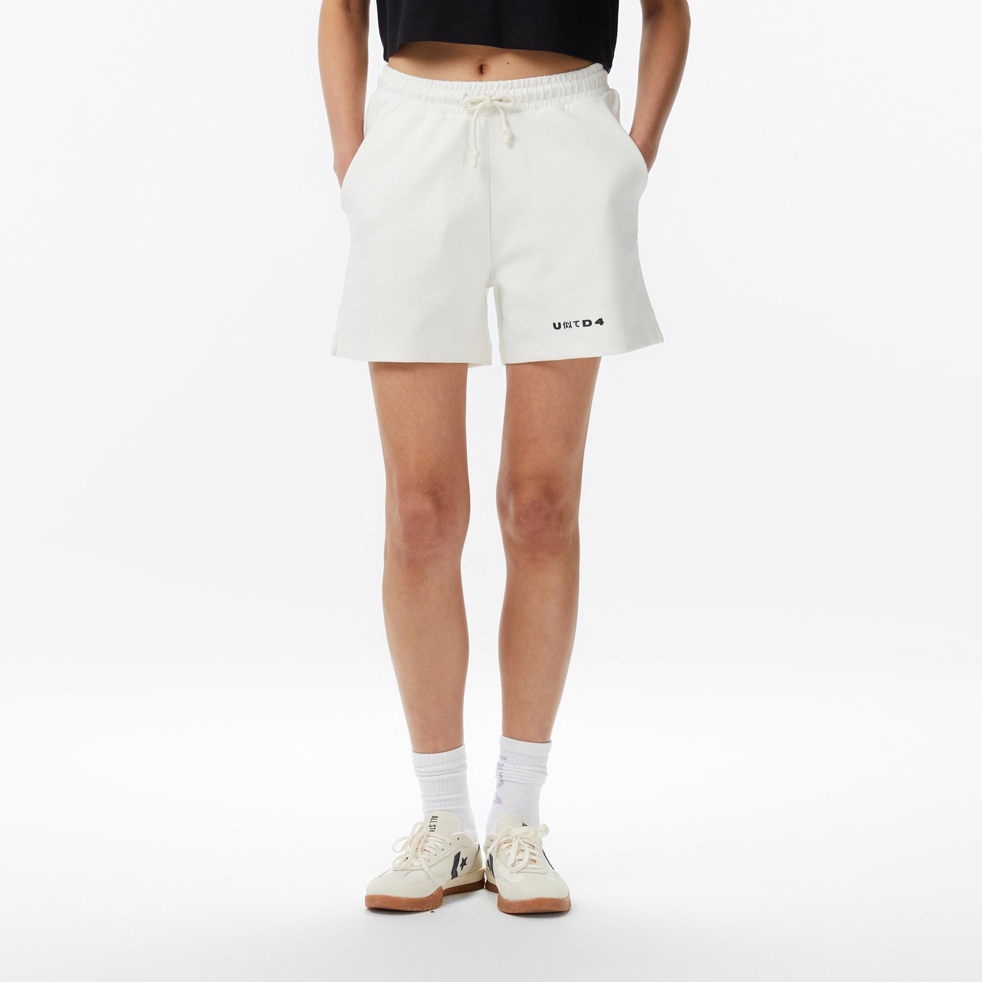 UNITED4 Regular Fit Kadın Bej Şort