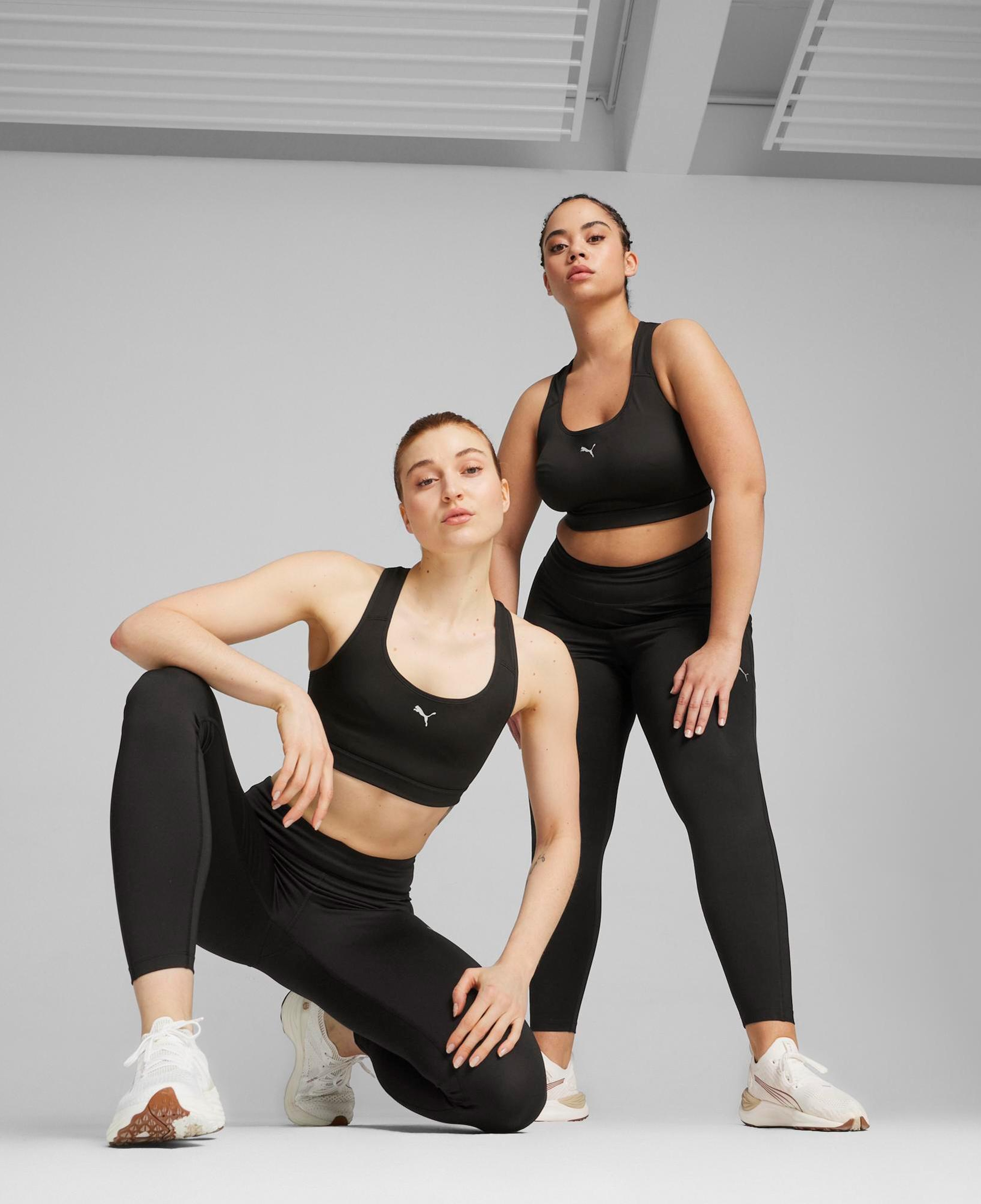 Puma 4Keeps Run Mid Kadın Siyah Koşu Bra