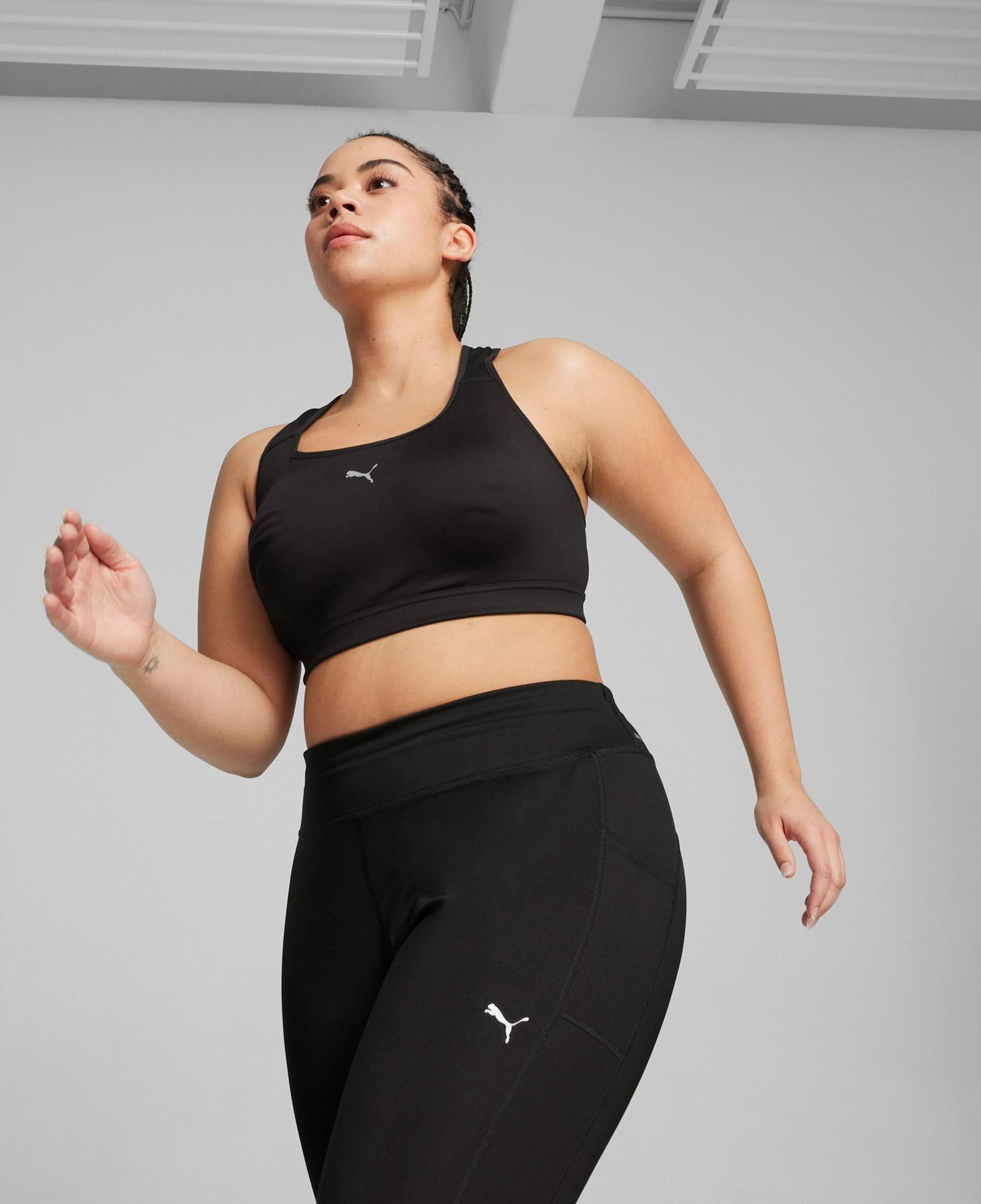 Puma 4Keeps Run Mid Kadın Siyah Koşu Bra