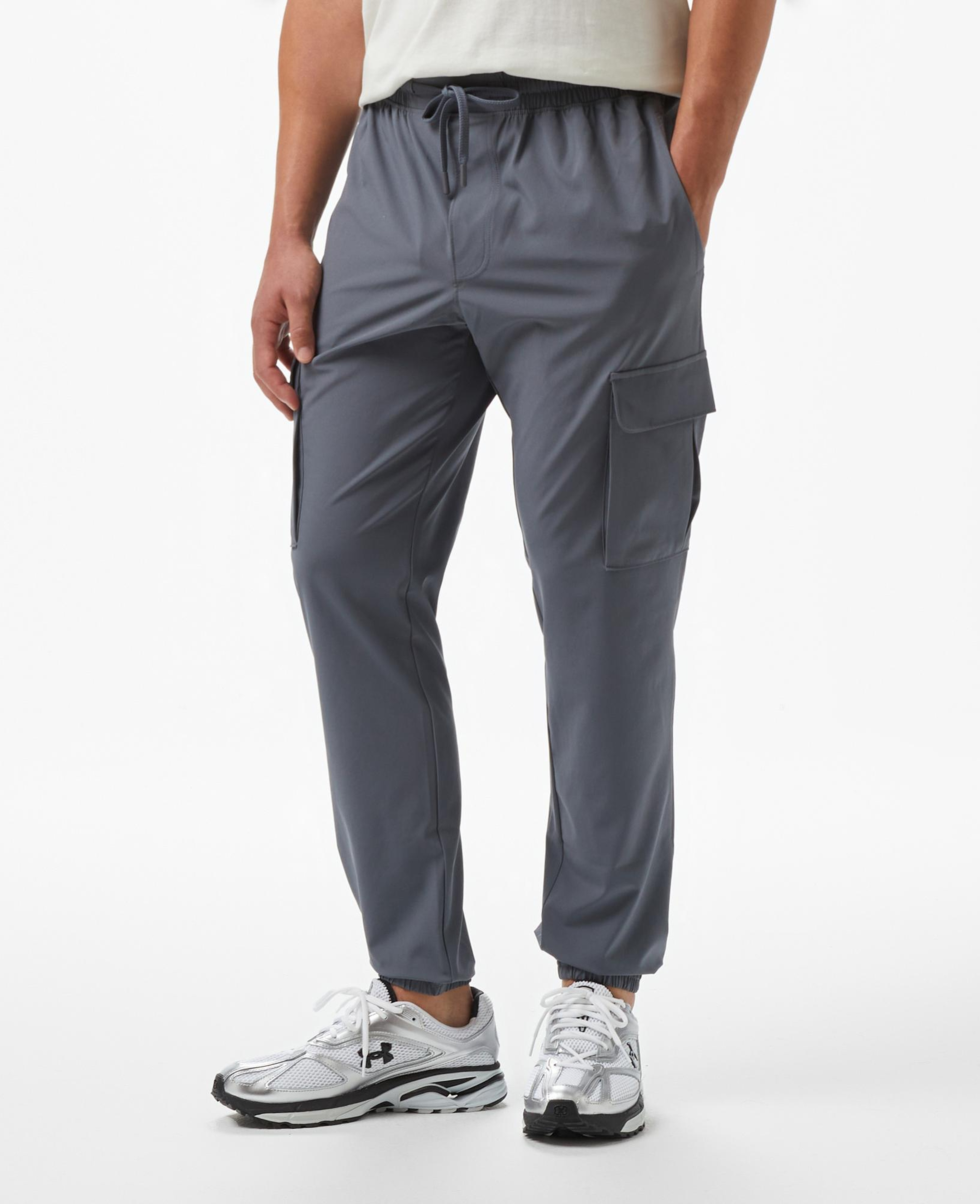 Under Armour Vibe Woven Cargo Erkek Gri Eşofman Altı