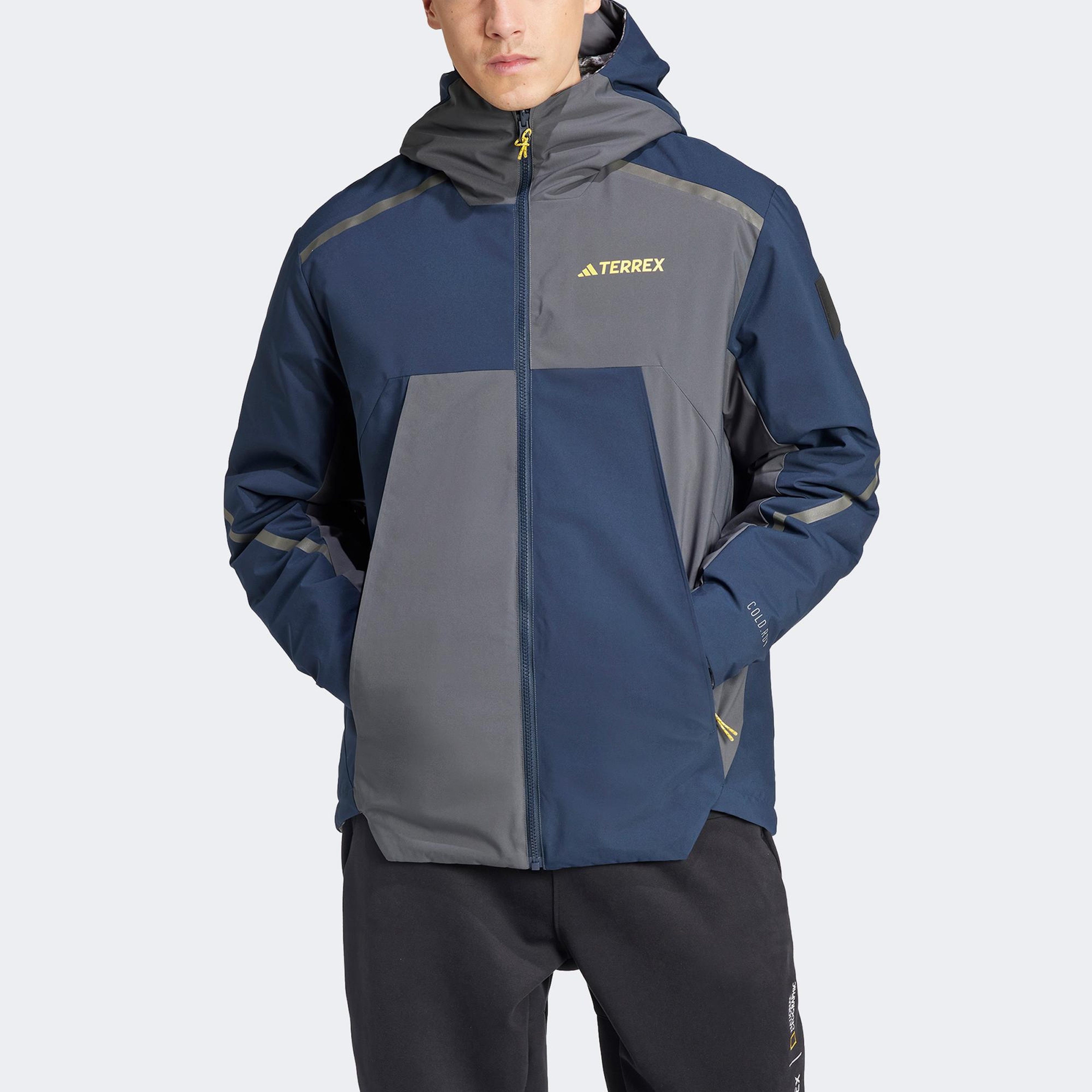 adidas Terrex National Geographic Erkek Gri Outdoor Ceket